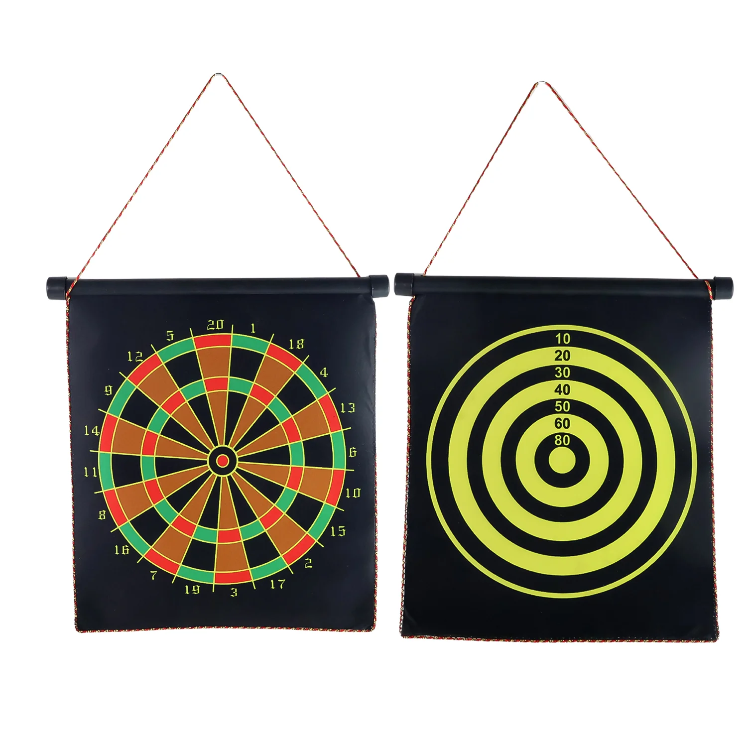 Magnetic Roll-Up Dartboard Game - (12-inch / Set) - Image 9
