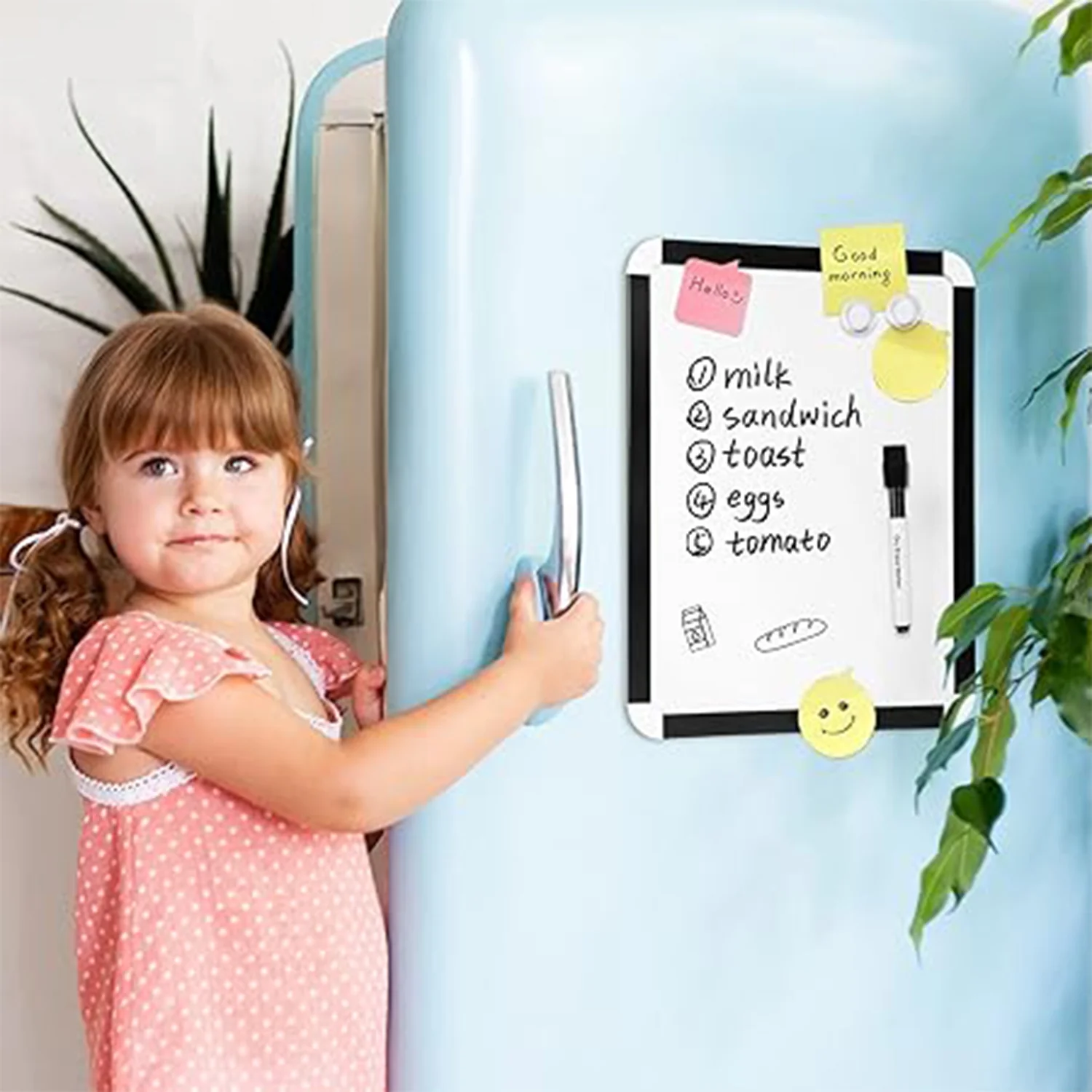 Magnetic White Board, Small Dry-Erase Board (21.6×28 Cm / 1 Set) - Image 3