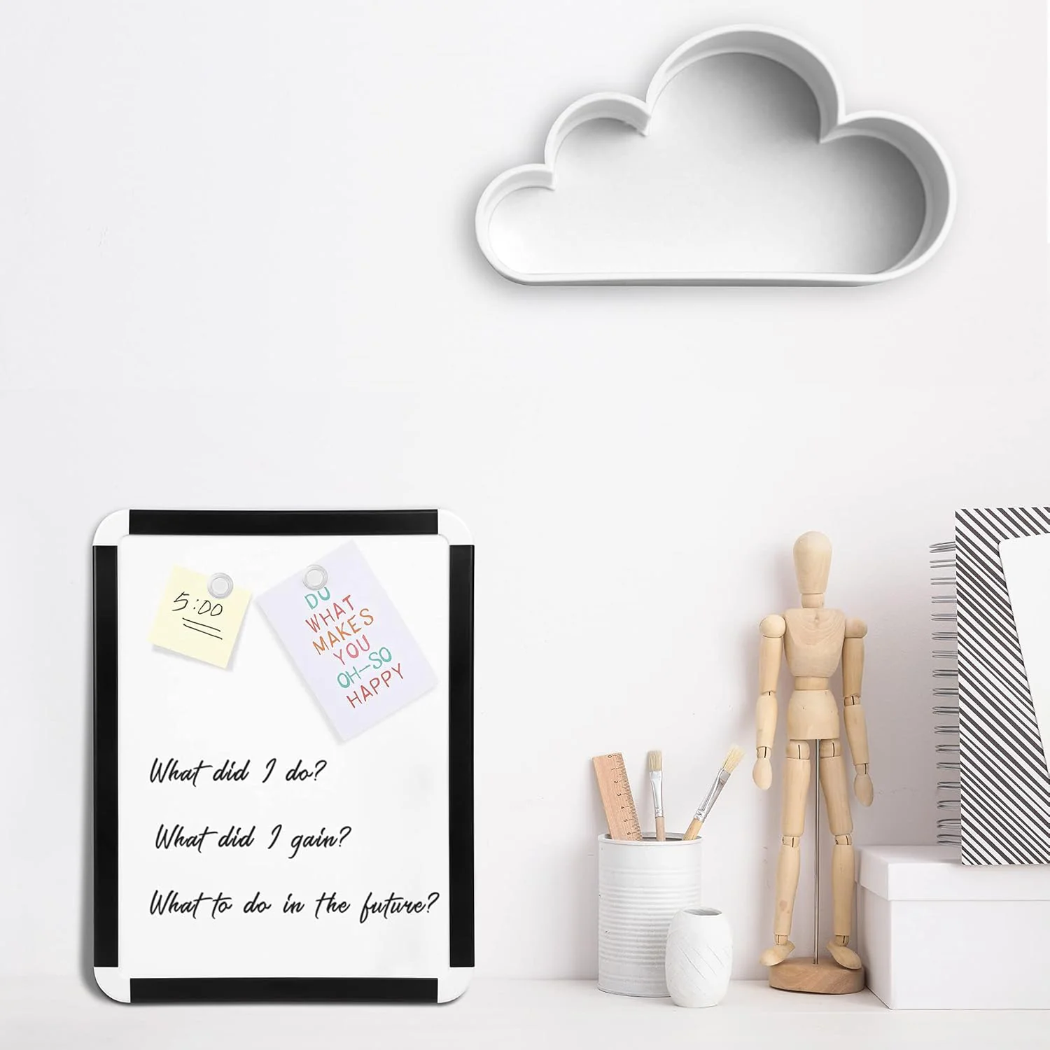 Magnetic White Board, Small Dry-Erase Board (21.6×28 Cm / 1 Set) - Image 8