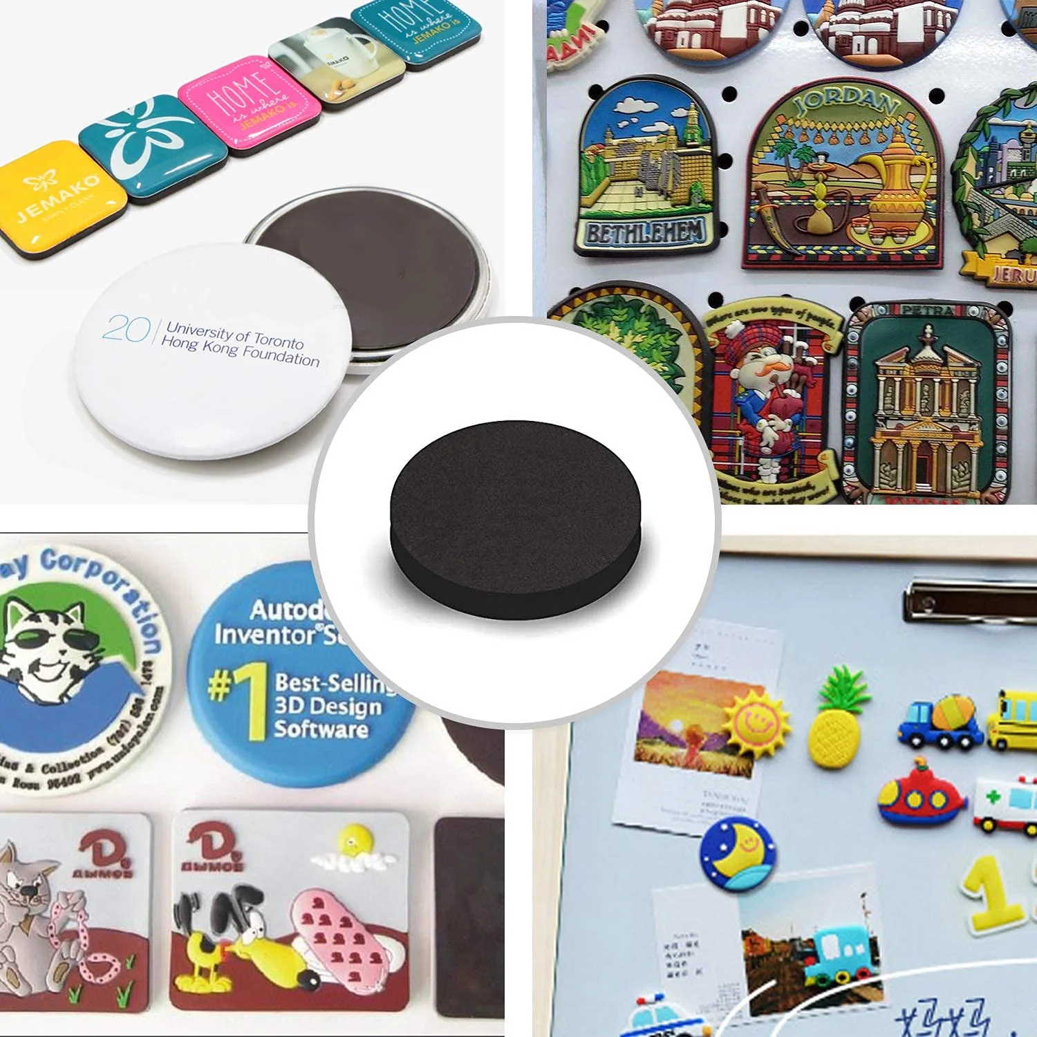 Magnets with Adhesive Backing Magnetic Tape Magnet Strips (18 Pcs Set) - Image 6