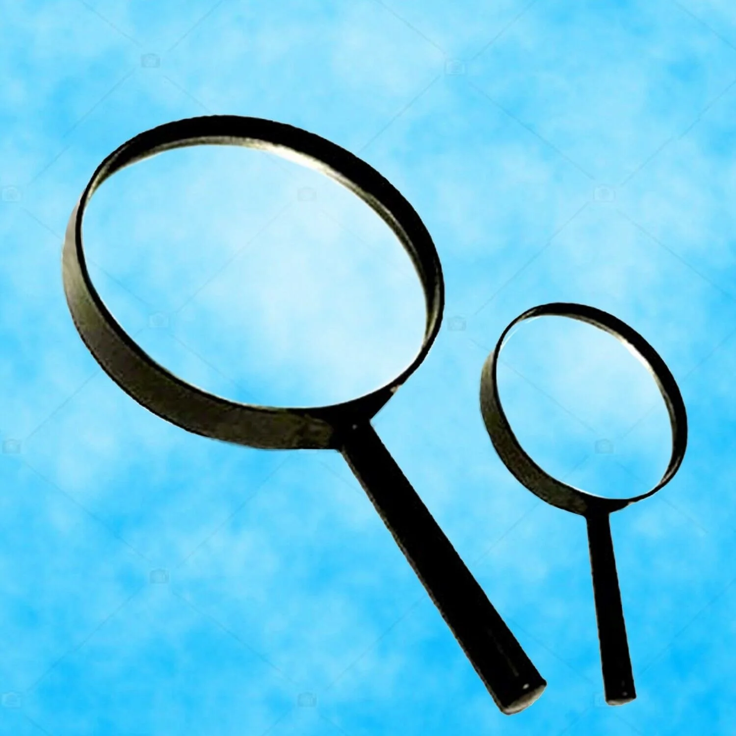 Magnifying glass Lens - reading aid made of glass - real glass magnifying glass that can be used on both sides - glass breakage-proof magnifying glass, Protect Eyes, 90mm & 60mm (2pc Set) - Image 5