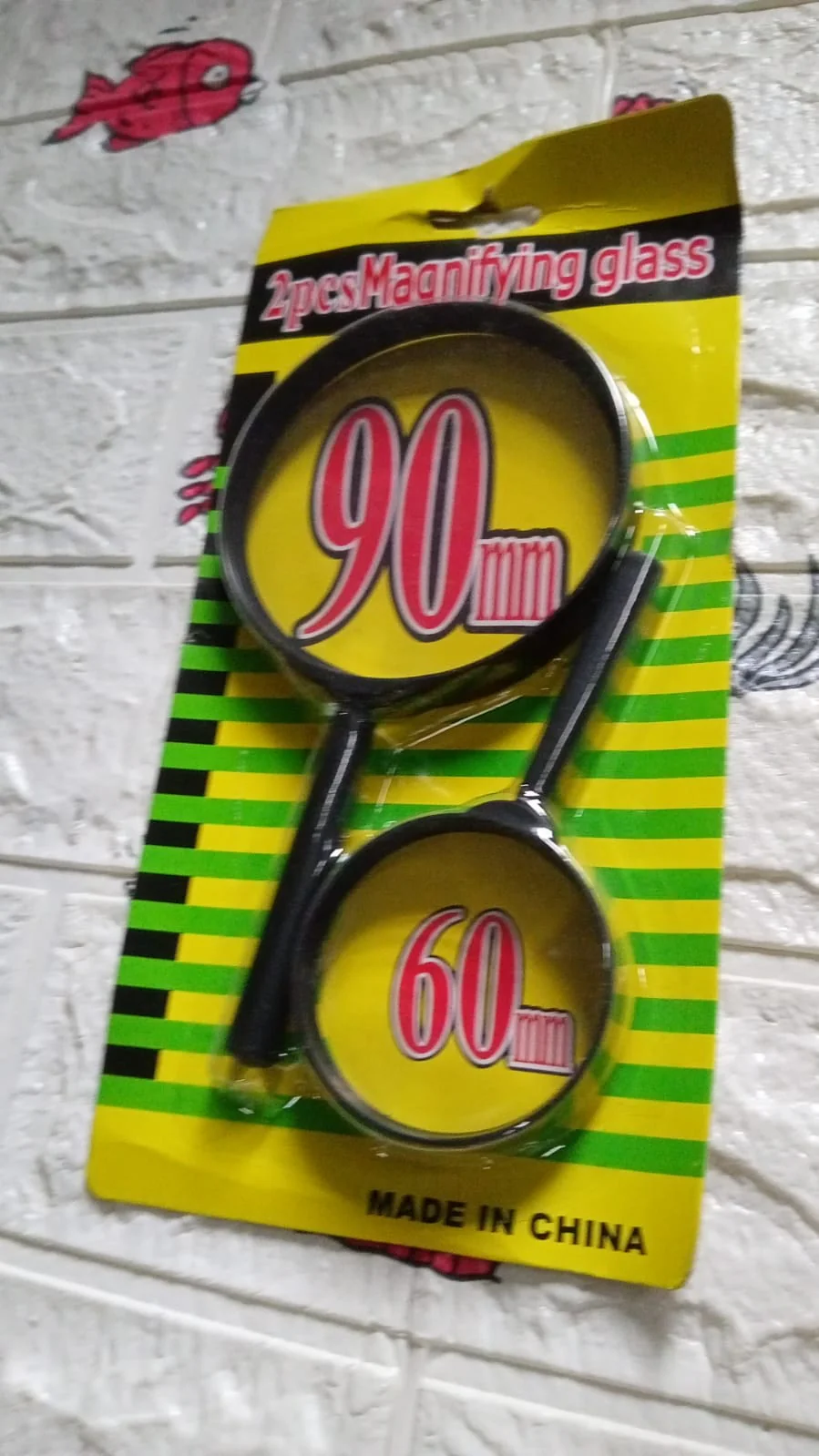 Magnifying glass Lens - reading aid made of glass - real glass magnifying glass that can be used on both sides - glass breakage-proof magnifying glass, Protect Eyes, 90mm & 60mm (2pc Set) - Image 8