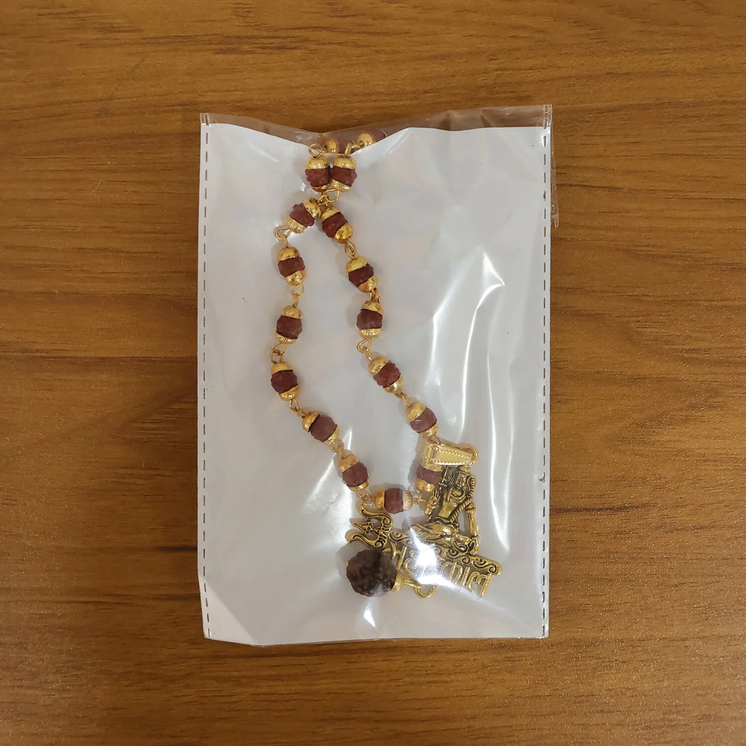 Mahakal Pendant with Rudraksha Necklace Mala - Image 6