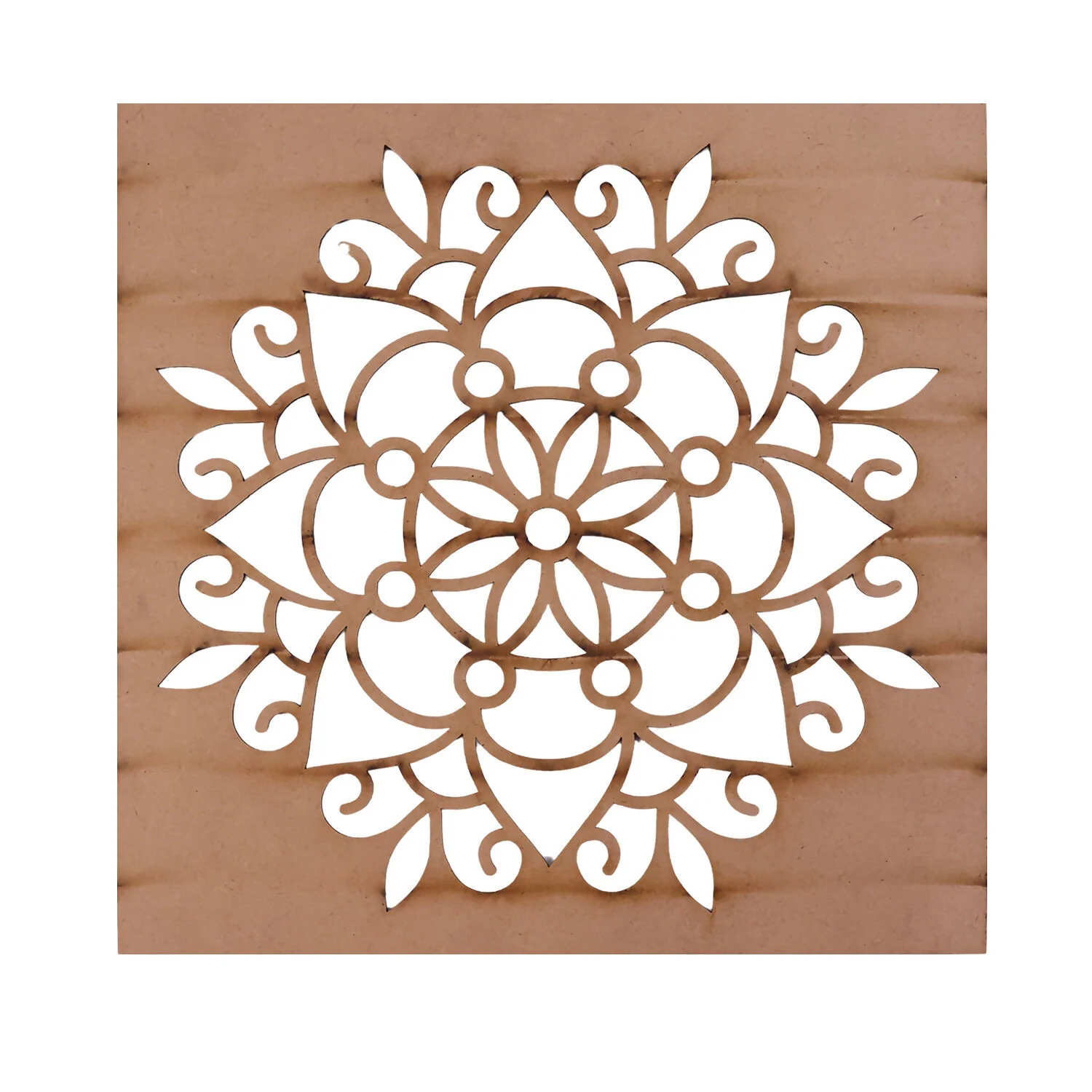 Mandala Flower Rangoli MDF Design | Reusable Rangoli Stencil - Image 6