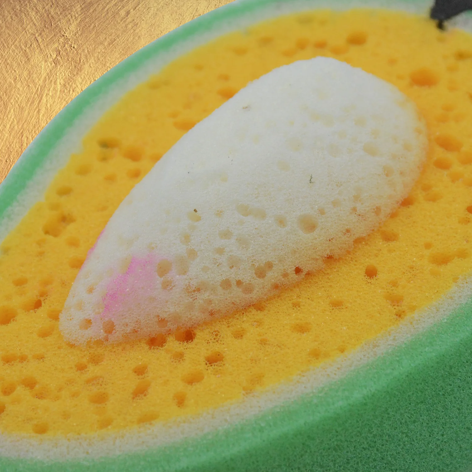 Multipurpose Mango Dish Sponge: Cleans Kitchen & Bath (Soft & Durable, 1 Pc) - Image 6