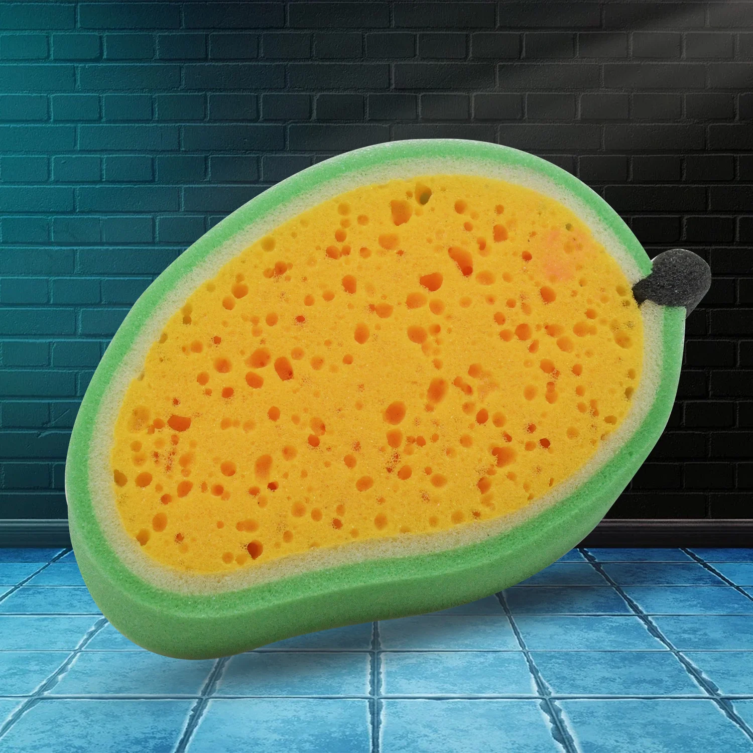 Multipurpose Mango Dish Sponge: Cleans Kitchen & Bath (Soft & Durable, 1 Pc) - Image 7