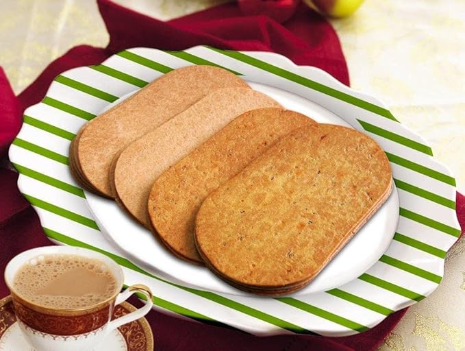 Maniarr’s Plain Slim Bites Khakhra 6 Flavors Combo Pack of 6 Wheat Khakhra - Image 3