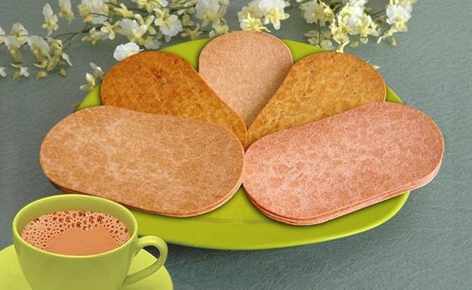 Maniarr’s Slim Bite Jain Khakhra 4 Flavors Pack of 13 Wheat Khakhra - Image 3