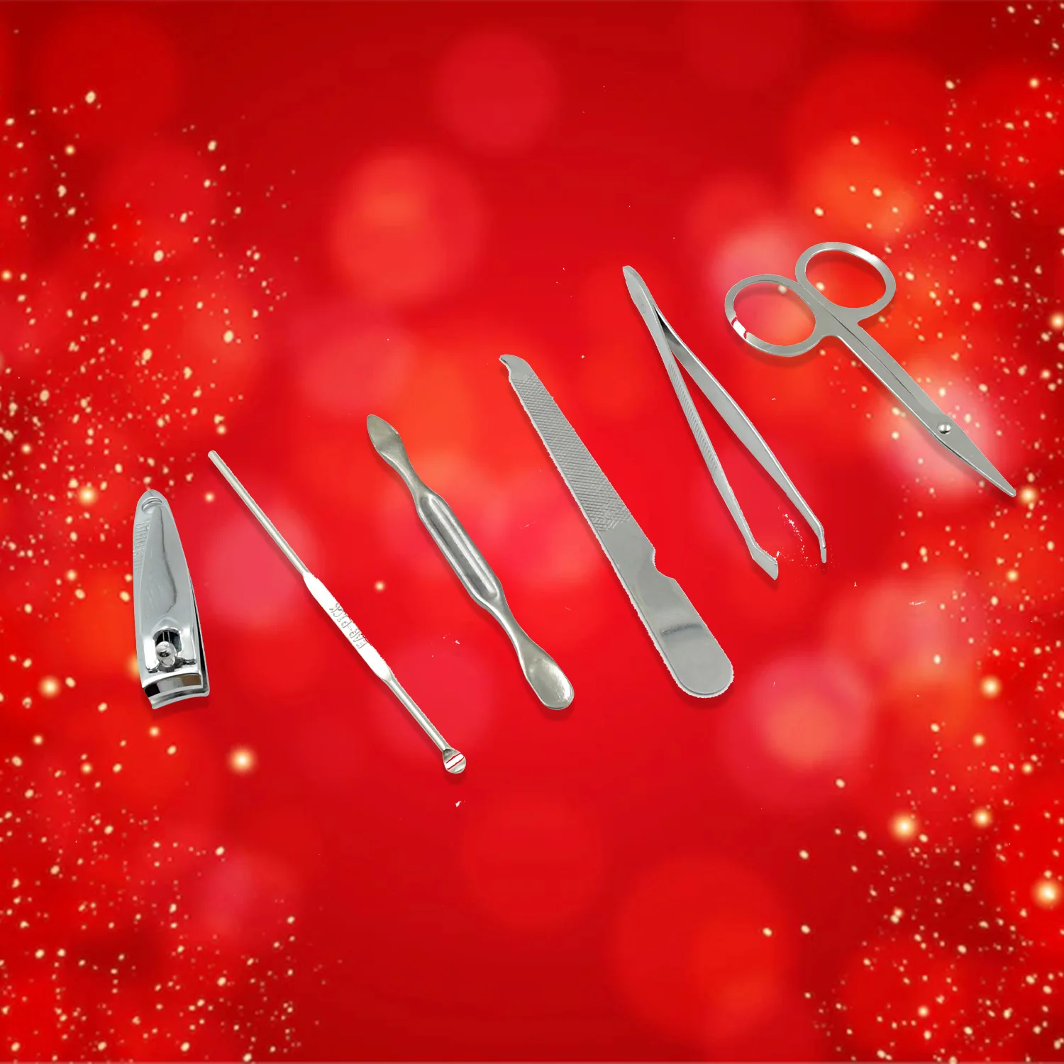 6-in-1 Nail Care Kit: Clippers, Trimmers, Mirror & Travel Case - Image 5