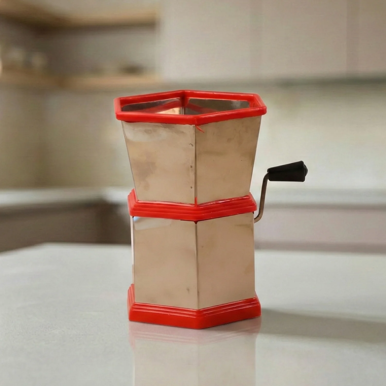 Manual Hexa-Style Hand-Operated Chilli Cutter (1 Pc) - Image 7