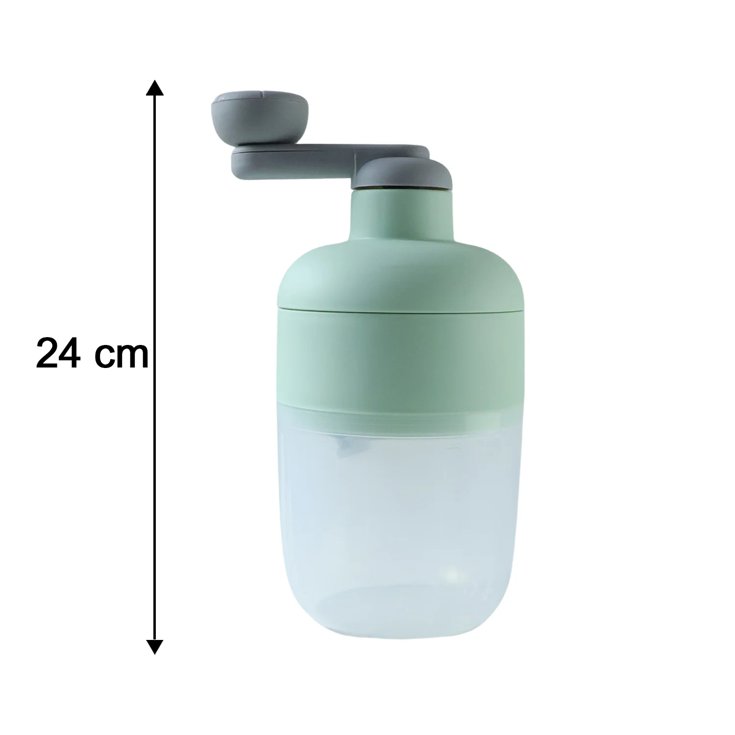 Manual Ice Crusher Shaved Ice Machine with Hand Crank (1 Set) - Image 6