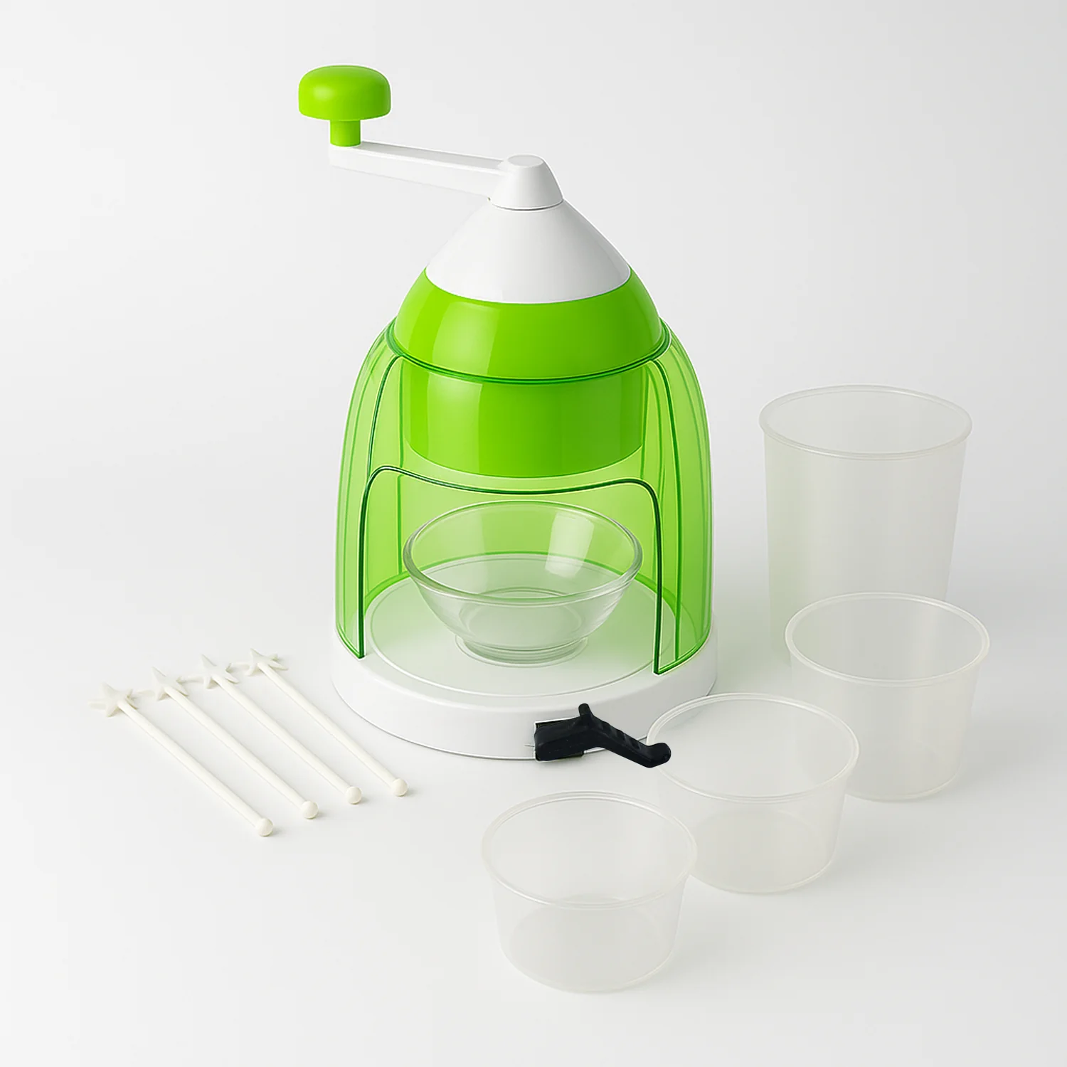 Manual Ice Crusher & Snow Cone Maker with Hand Crank - Image 5