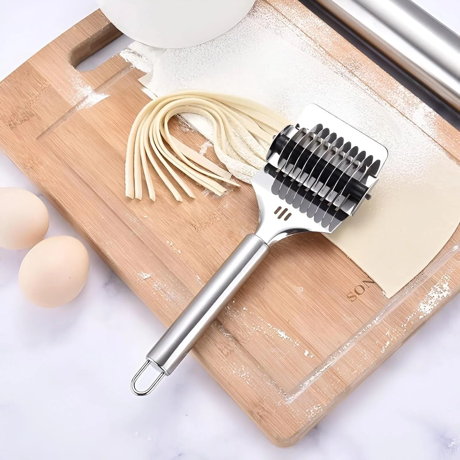 Manual Multi-Blade Dough Cutter Roller (1 Pc) - Image 9