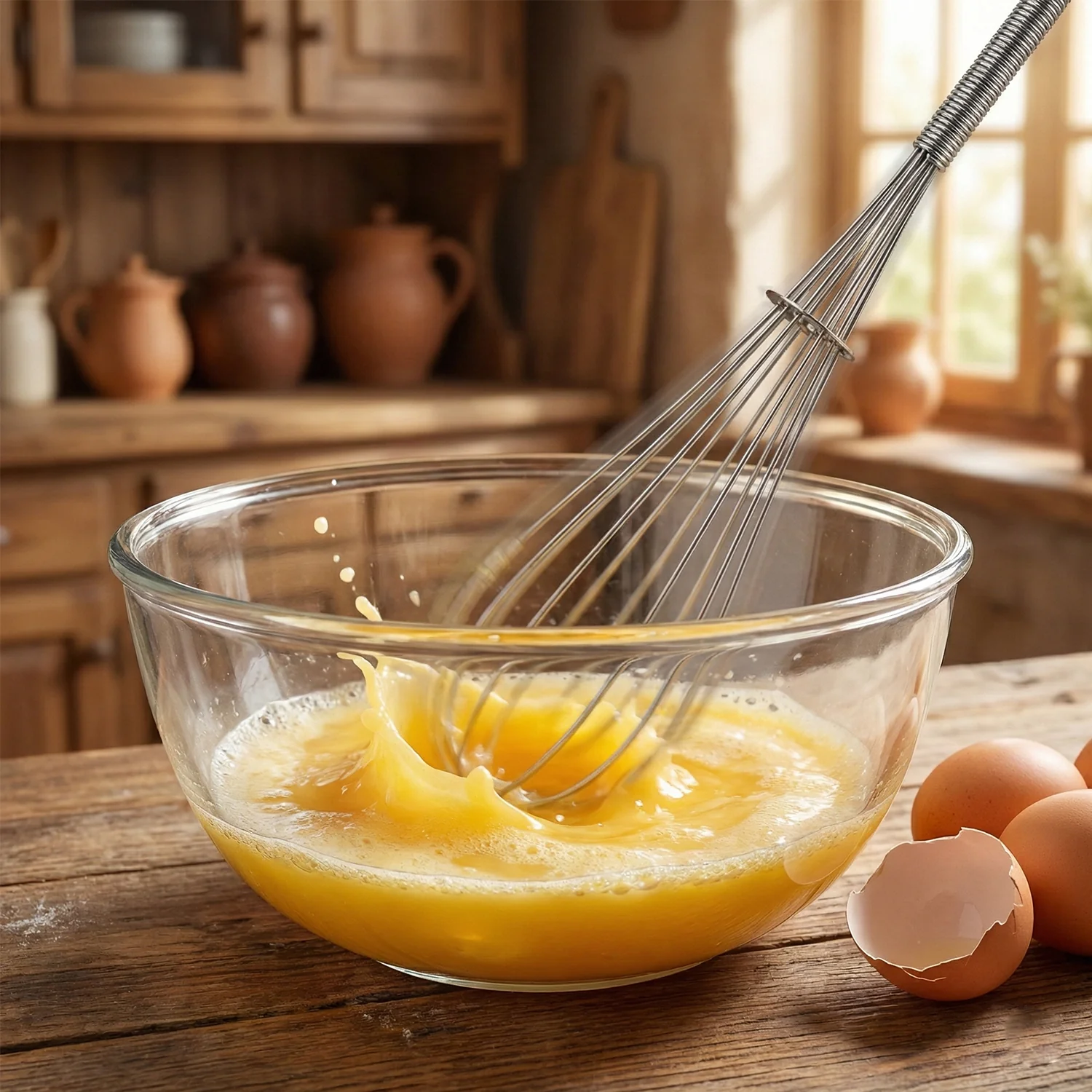 Manual Stainless-Steel Egg Beater Whisk (1 Pc) - Image 4