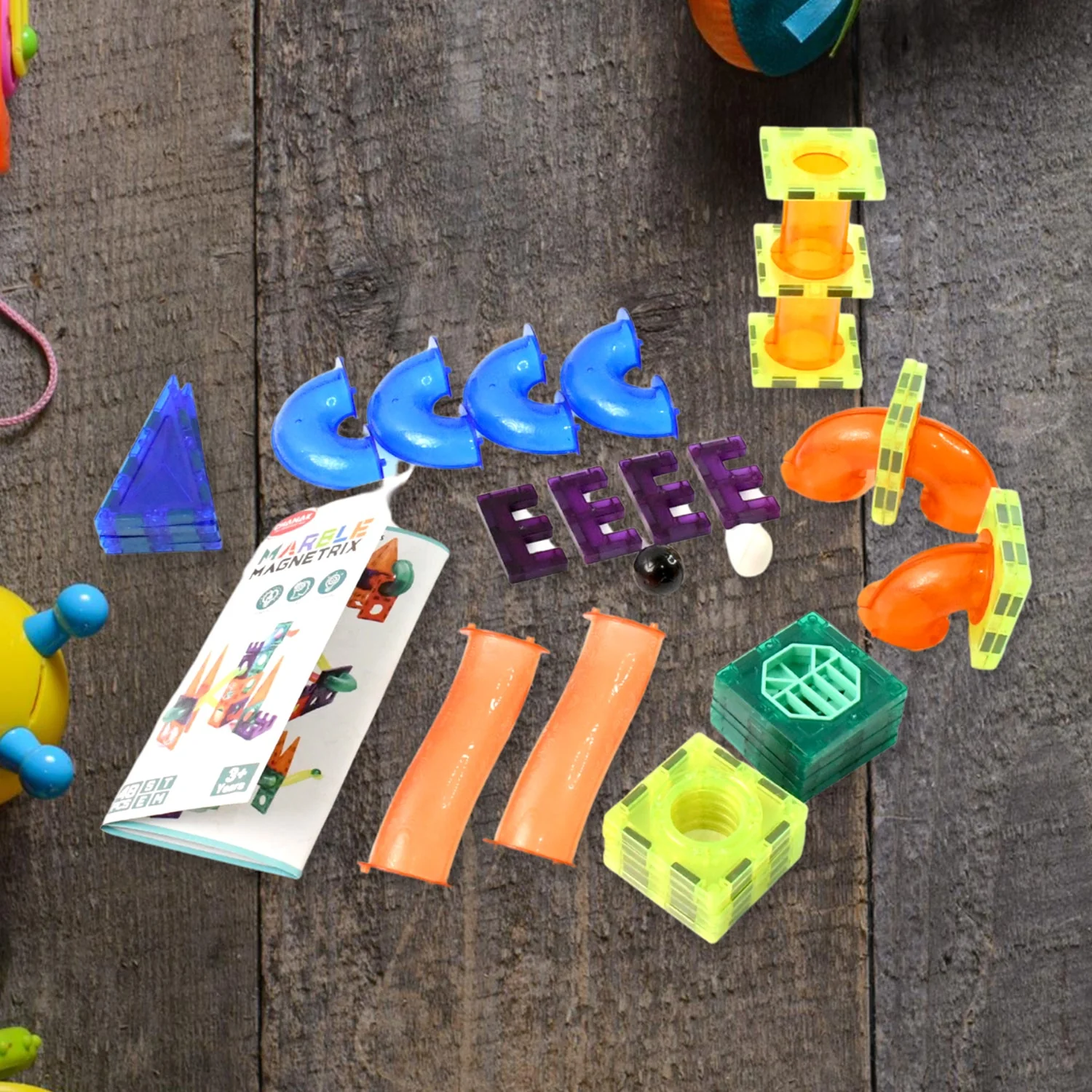 Marble Magnetrix Magnetic Marble Run Building Set - Image 6