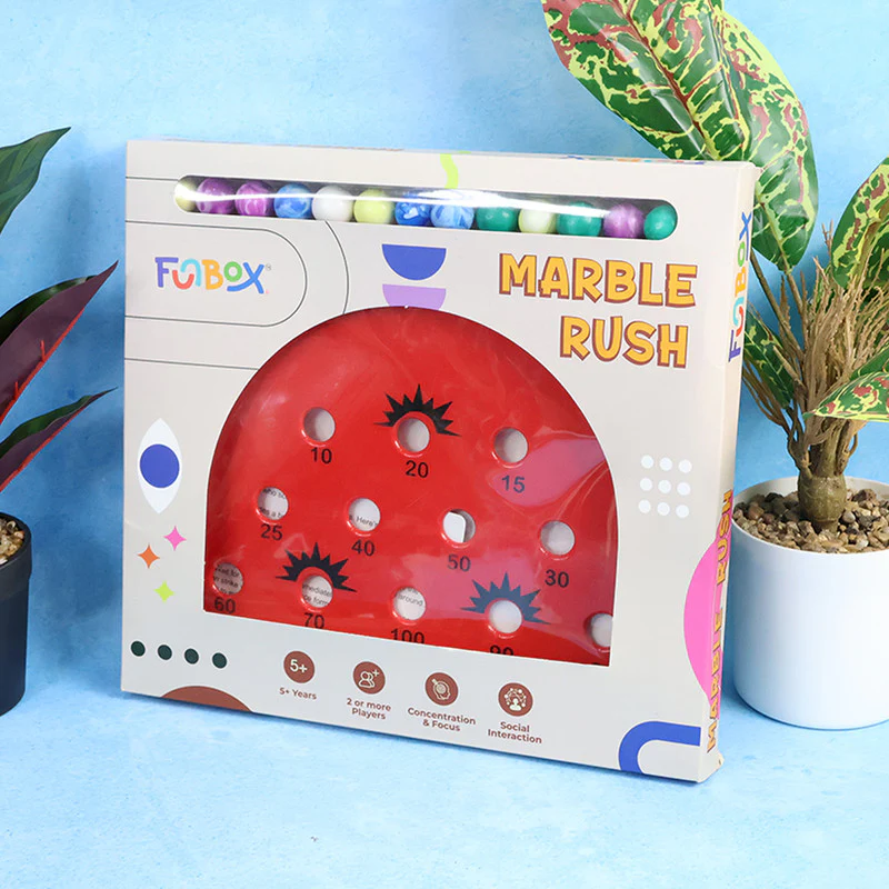 Marble Rush Scoring Game Fun Indoor Marble Drop Target Board for Kids & Family - Image 5