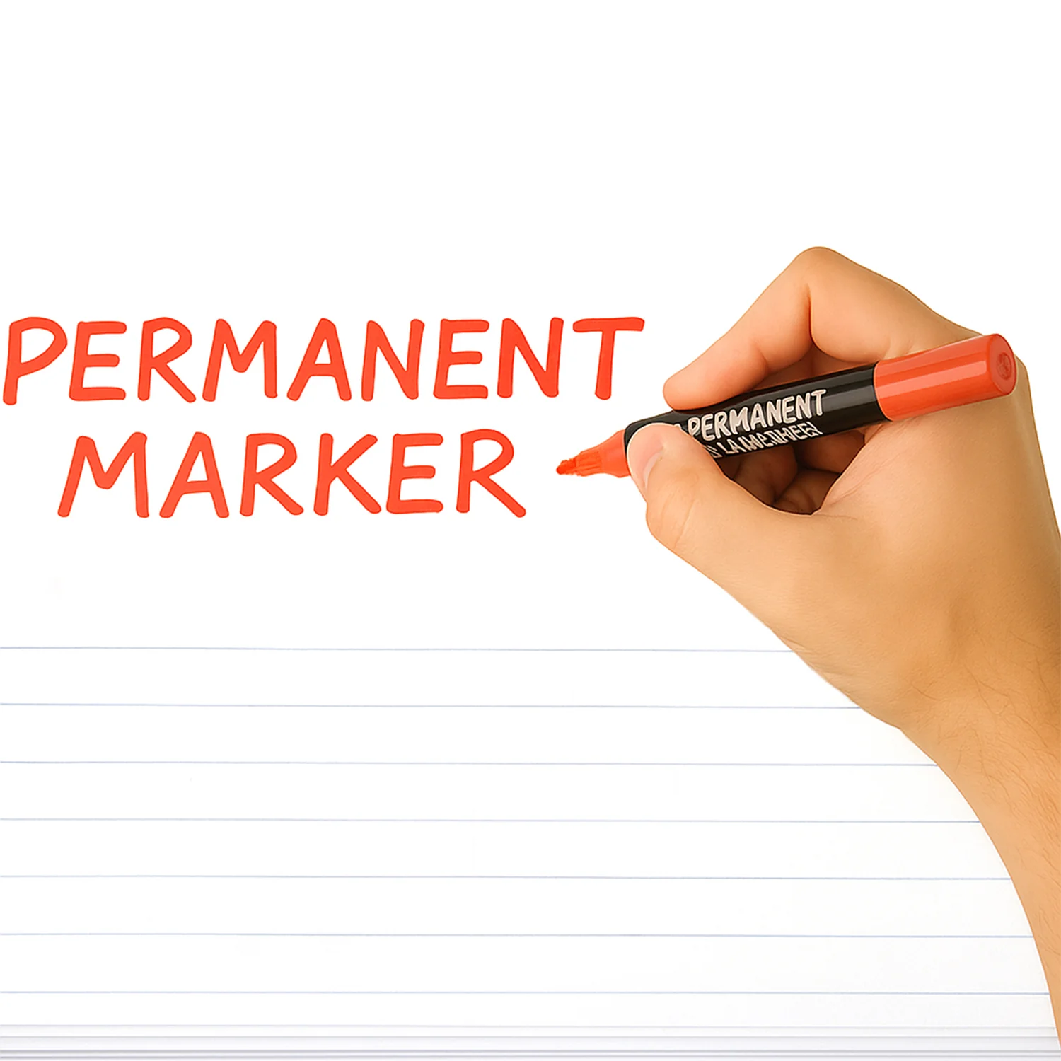 Marker Red Ink, Bold Tip, Quick-Dry Alcohol-BQased Marker (1 Pc) - Image 3