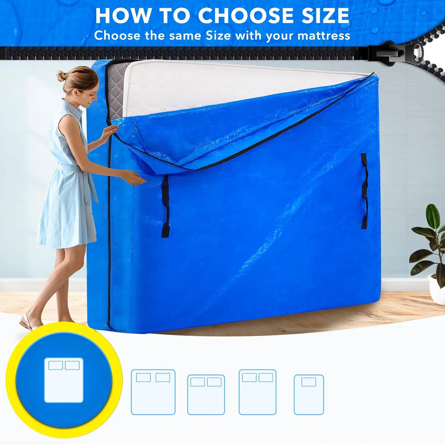 Mattress Bags / Cover (236×136 Cm / 1 Pc) - Image 7