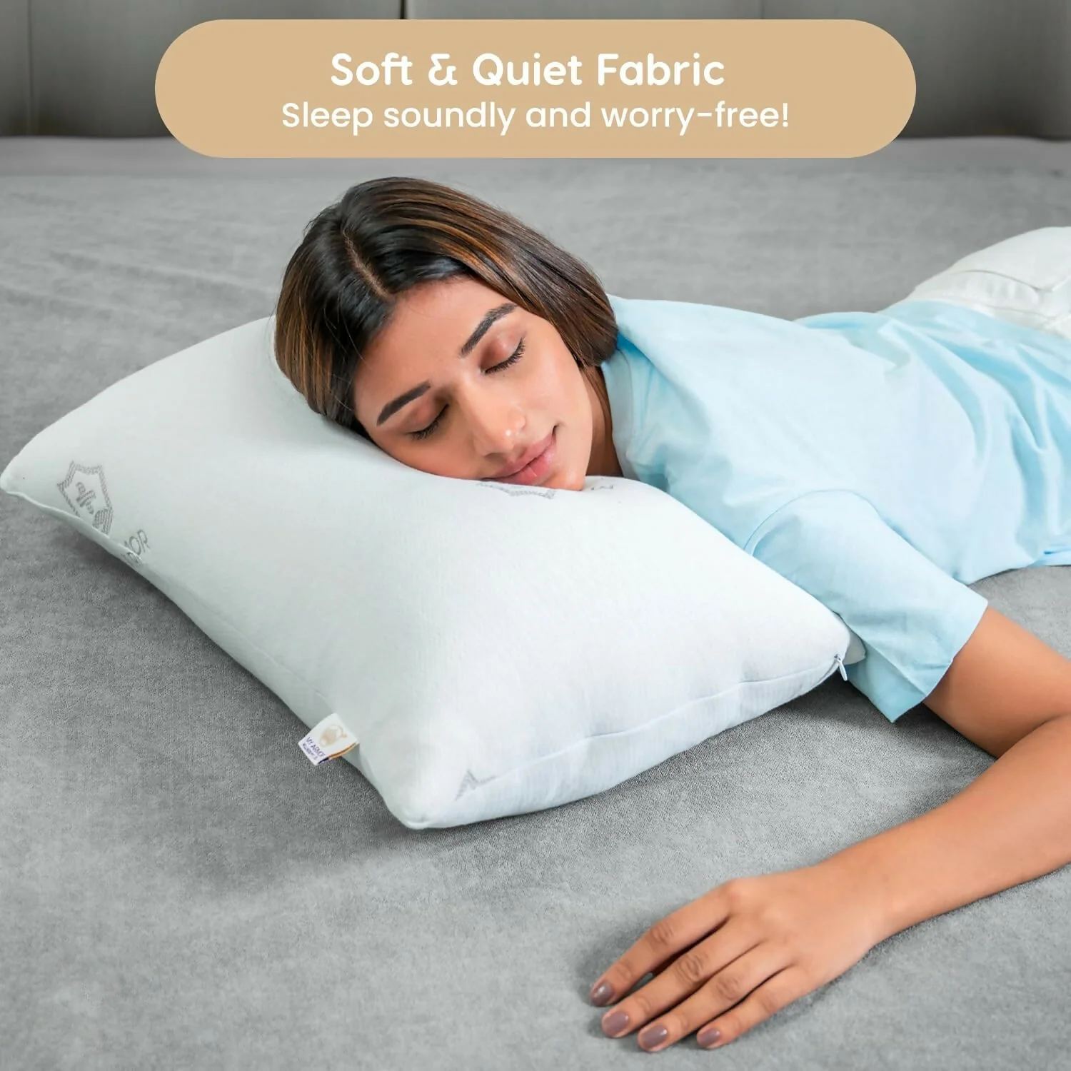Mattress Protector with Elastic Fit, Soft Pure Cotton Terry Stretchable Bed Cover, Machine Washable Mattress Cover - Image 7