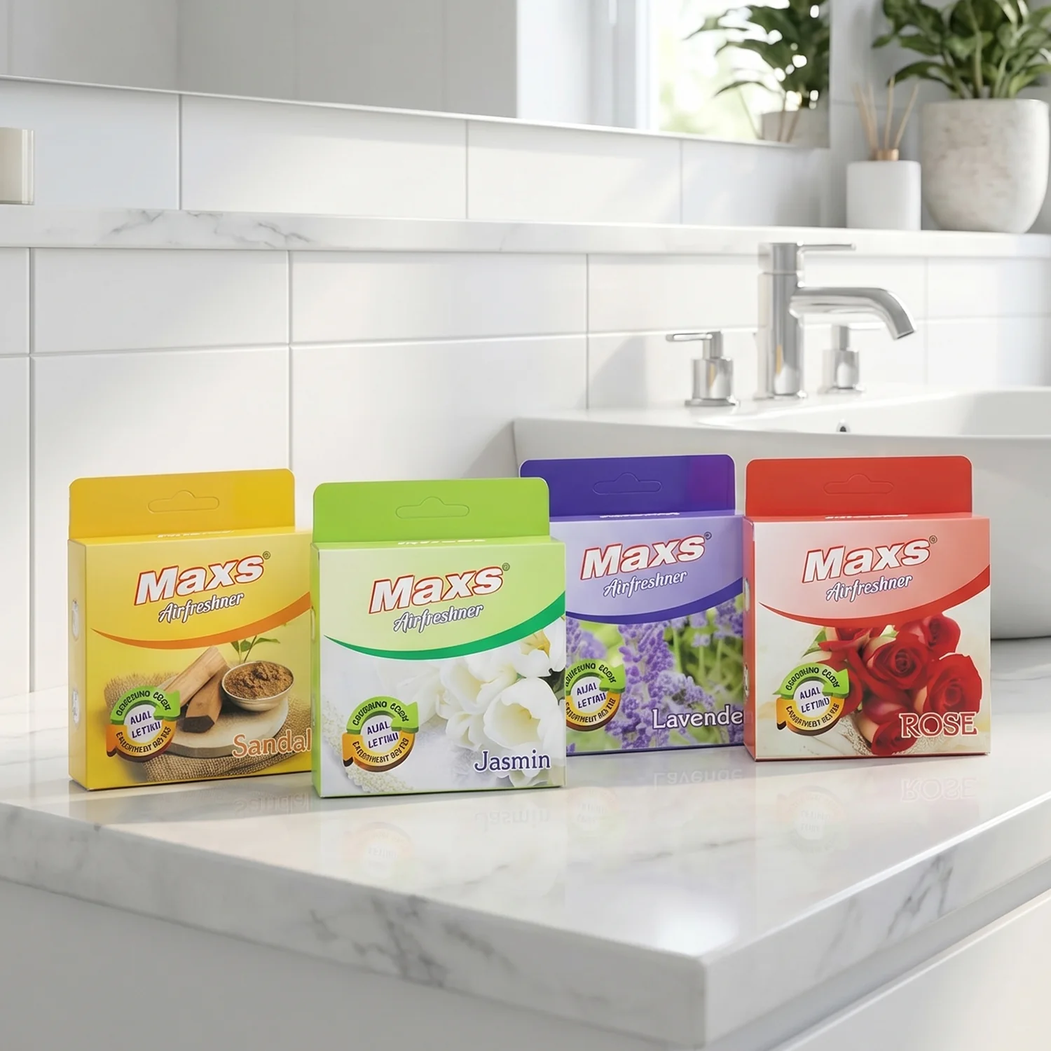 Maxs Air Freshener Fragrance Blocks Pack 4 (50 Gm Each) - Image 8