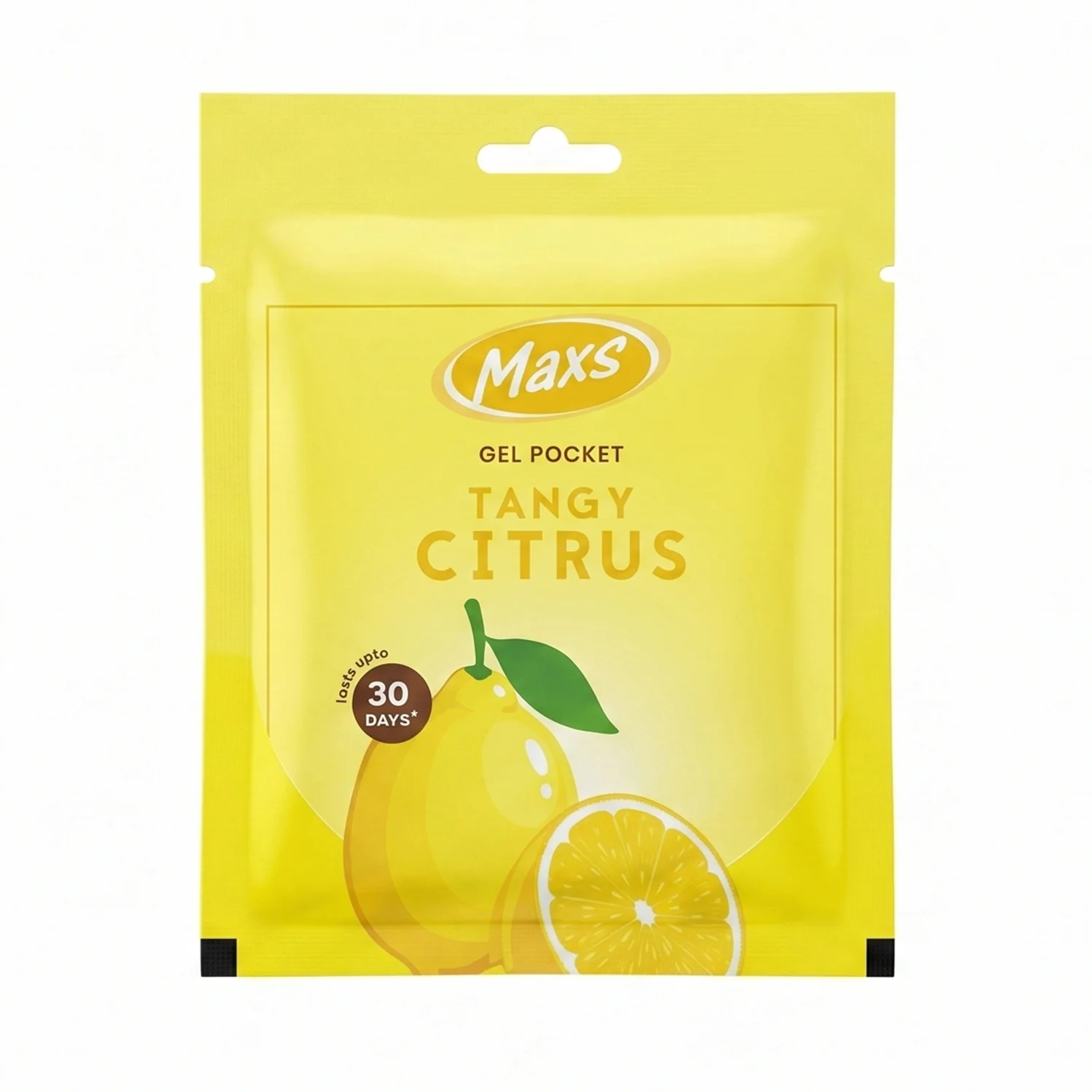 Maxs Tangy Citrus Gel Air Freshener Pocket Long Lasting 10 Gm - Image 4