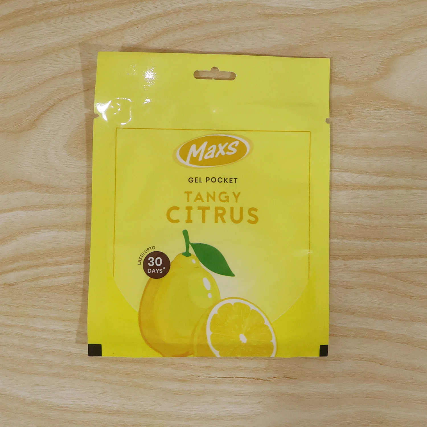 Maxs Tangy Citrus Gel Air Freshener Pocket Long Lasting 10 Gm - Image 9