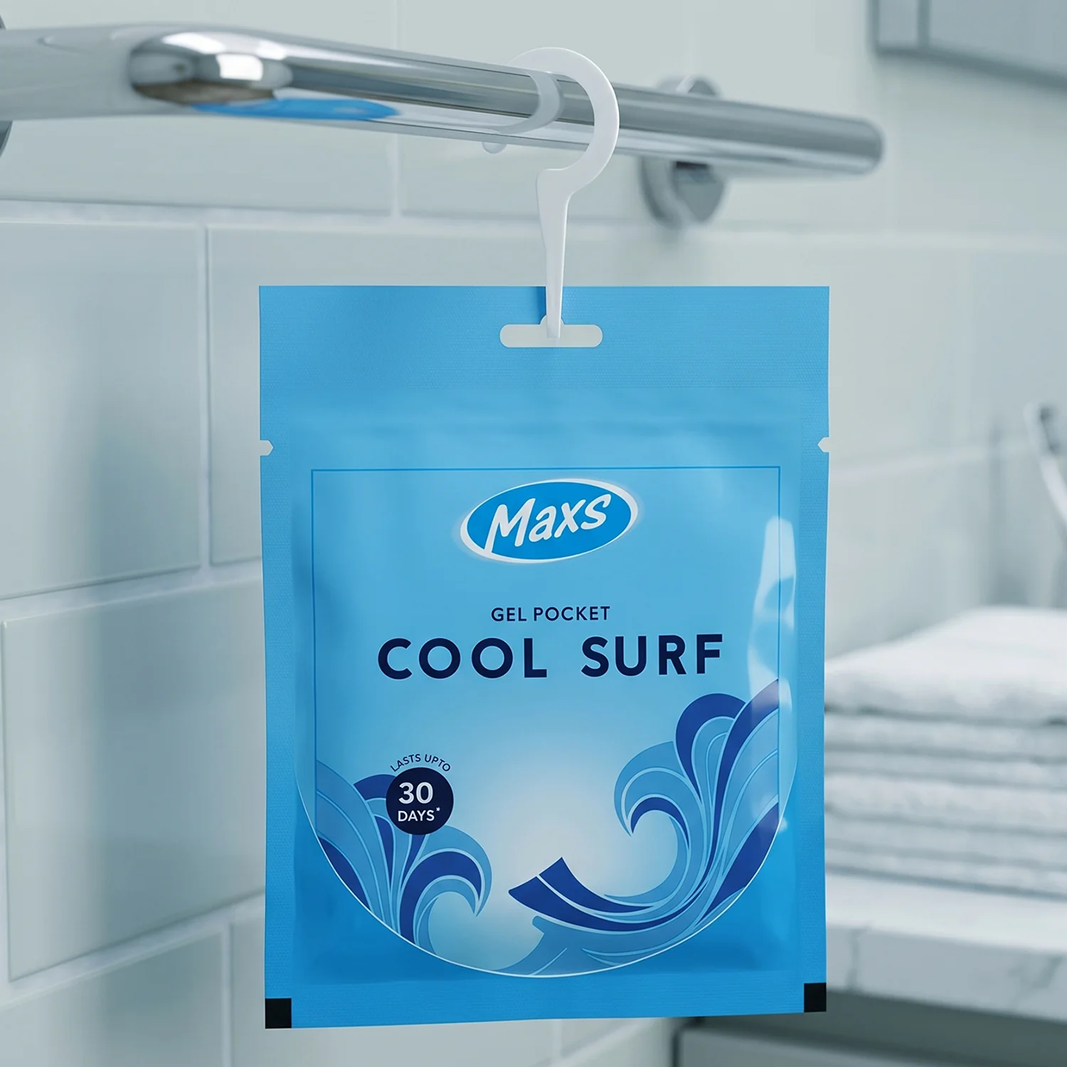 Maxs Cool Surf Gel Air Freshener Pocket Long Lasting 10 Gm - Image 5
