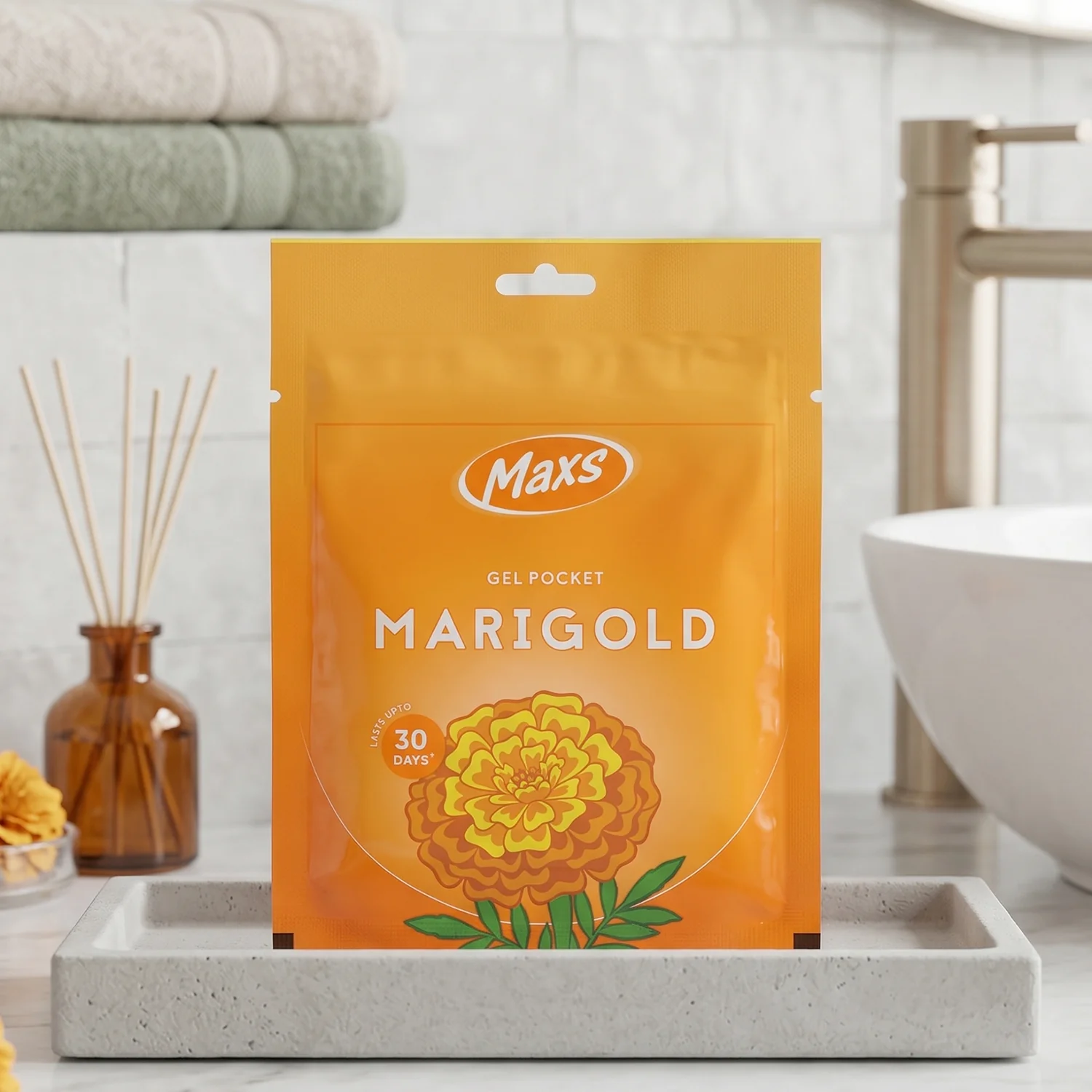 Maxs Marigold Gel Air Freshener Pocket Long Lasting 10 Gm - Image 7