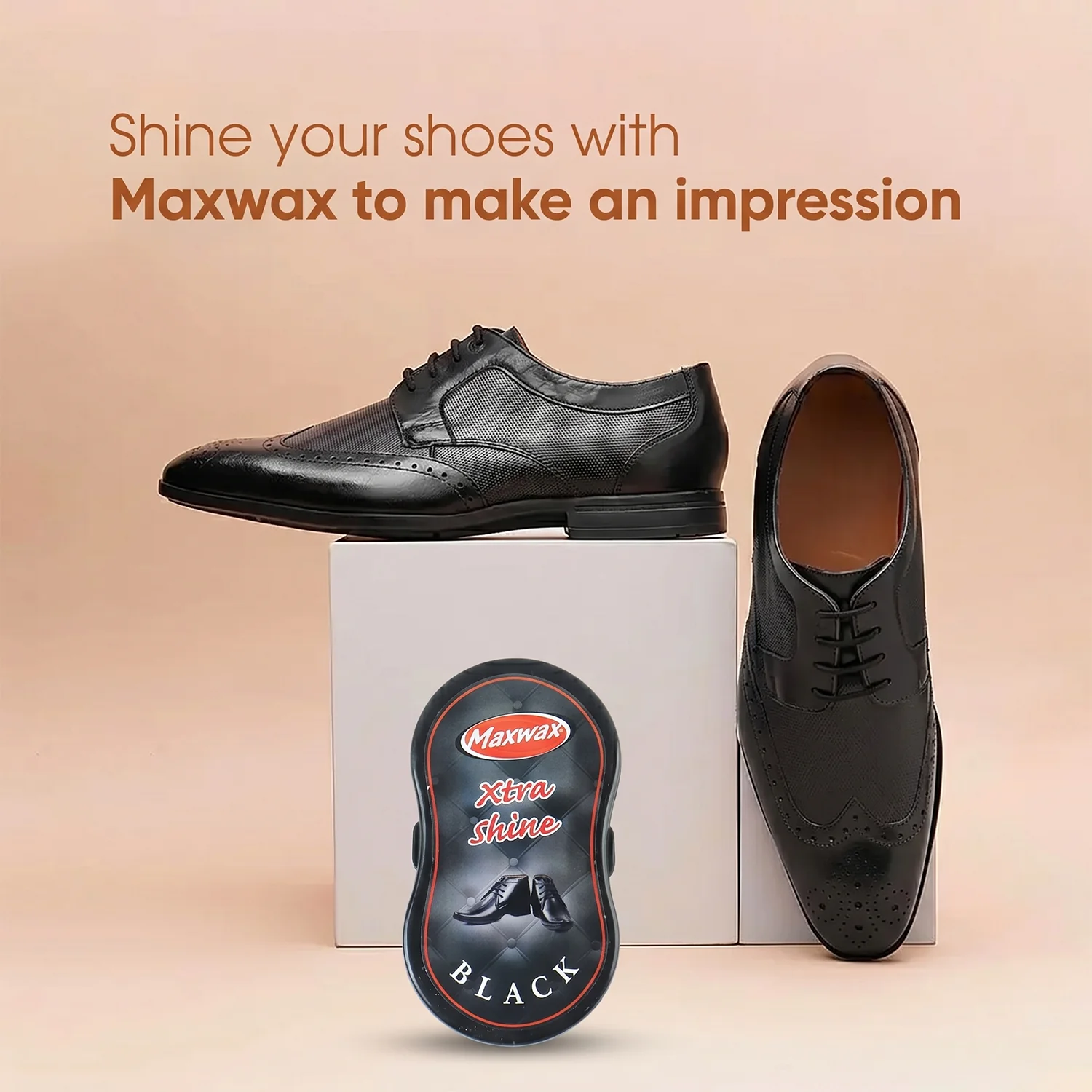 Maxwax Black Instant Shoe Shiner (1 Pc, 4.5 ML) - Image 5