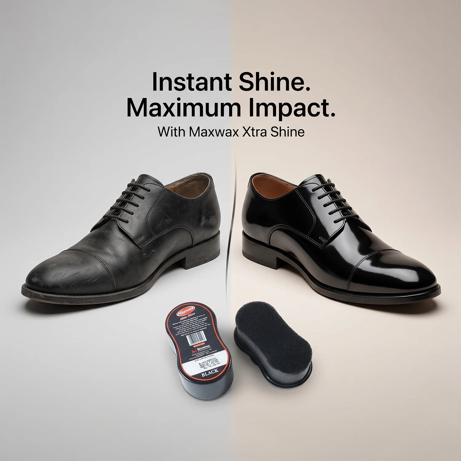 Maxwax Black Instant Shoe Shiner (1 Pc, 4.5 ML) - Image 7