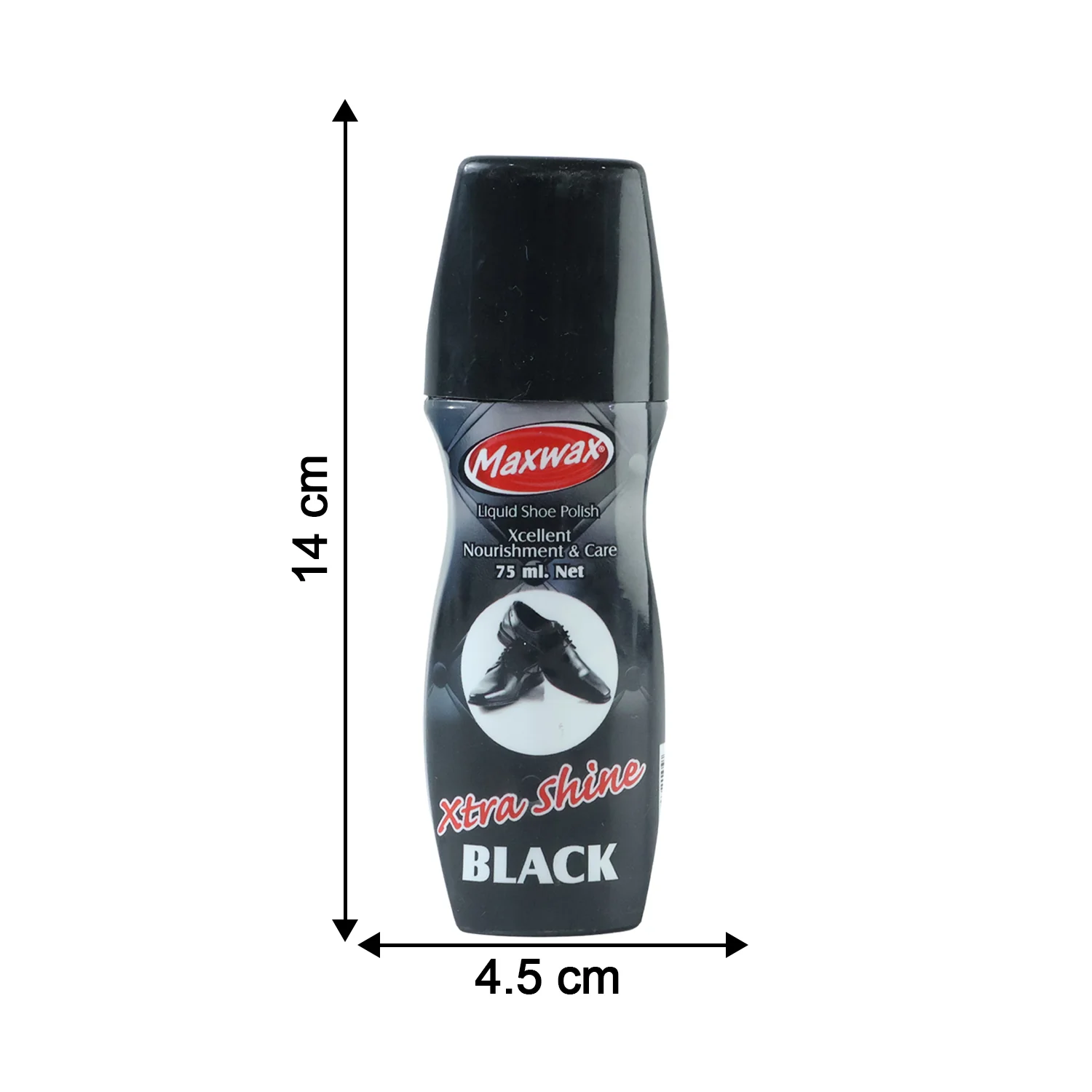 Maxwax Black Liquid Shoe Polish (1 Pc, 75 ML) - Image 6