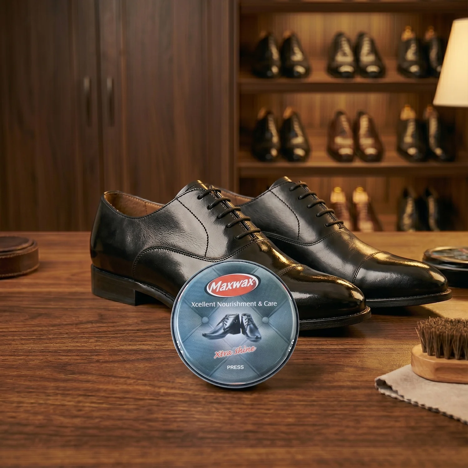 Maxwax Black Shoe Polish Cream (1 Pc, 15 Gm) - Image 5