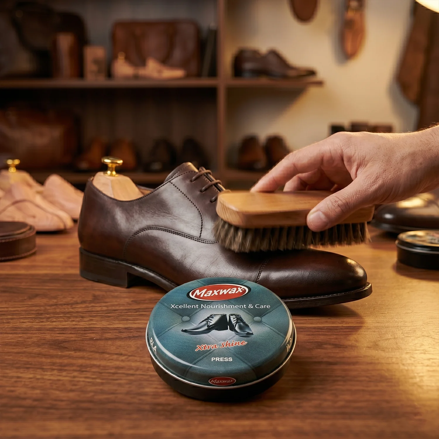 Maxwax Black Shoe Polish Cream (1 Pc, 15 Gm) - Image 7