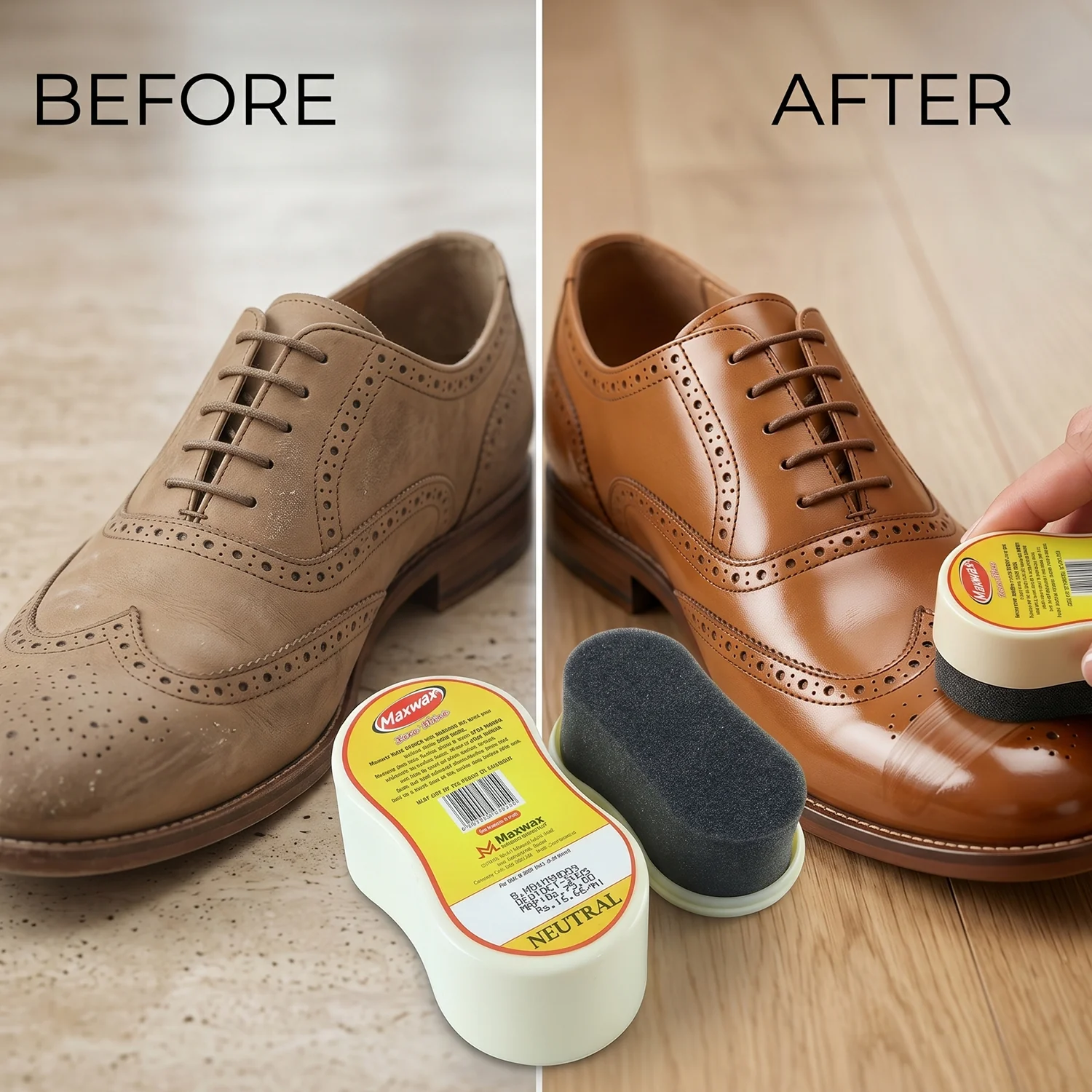 Maxwax Neutral Instant Shoe Shiner (1 Pc, 4.5 ML) - Image 5