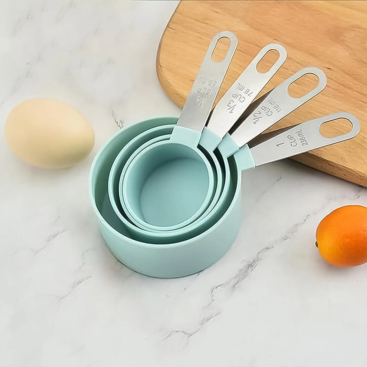 Measuring Cup Set with Stainless Steel Handles 4-Piece - Image 4