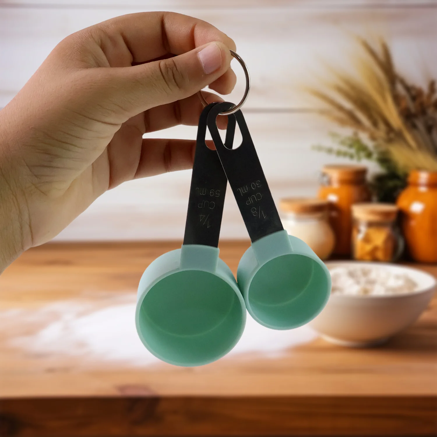 Measuring Cups Set 1/4 Cup (59 ml) & 1/8 Cup (30 ml) (2 Pc) - Image 4