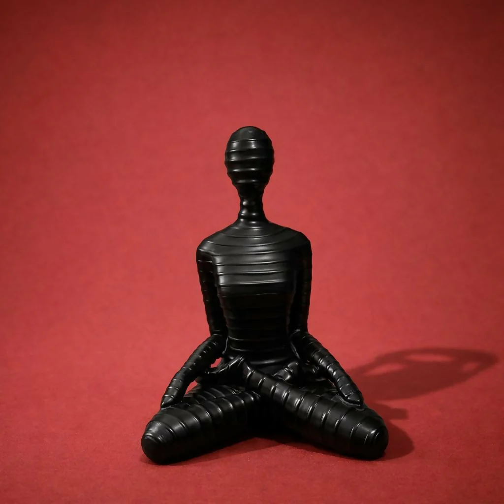 Meditation Yoga Human Sculpture Showpiece for Home Decor - Image 3