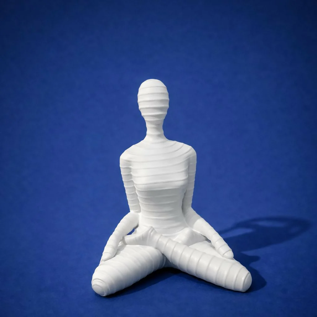 Meditation Yoga Human Sculpture Showpiece for Home Decor - Image 4