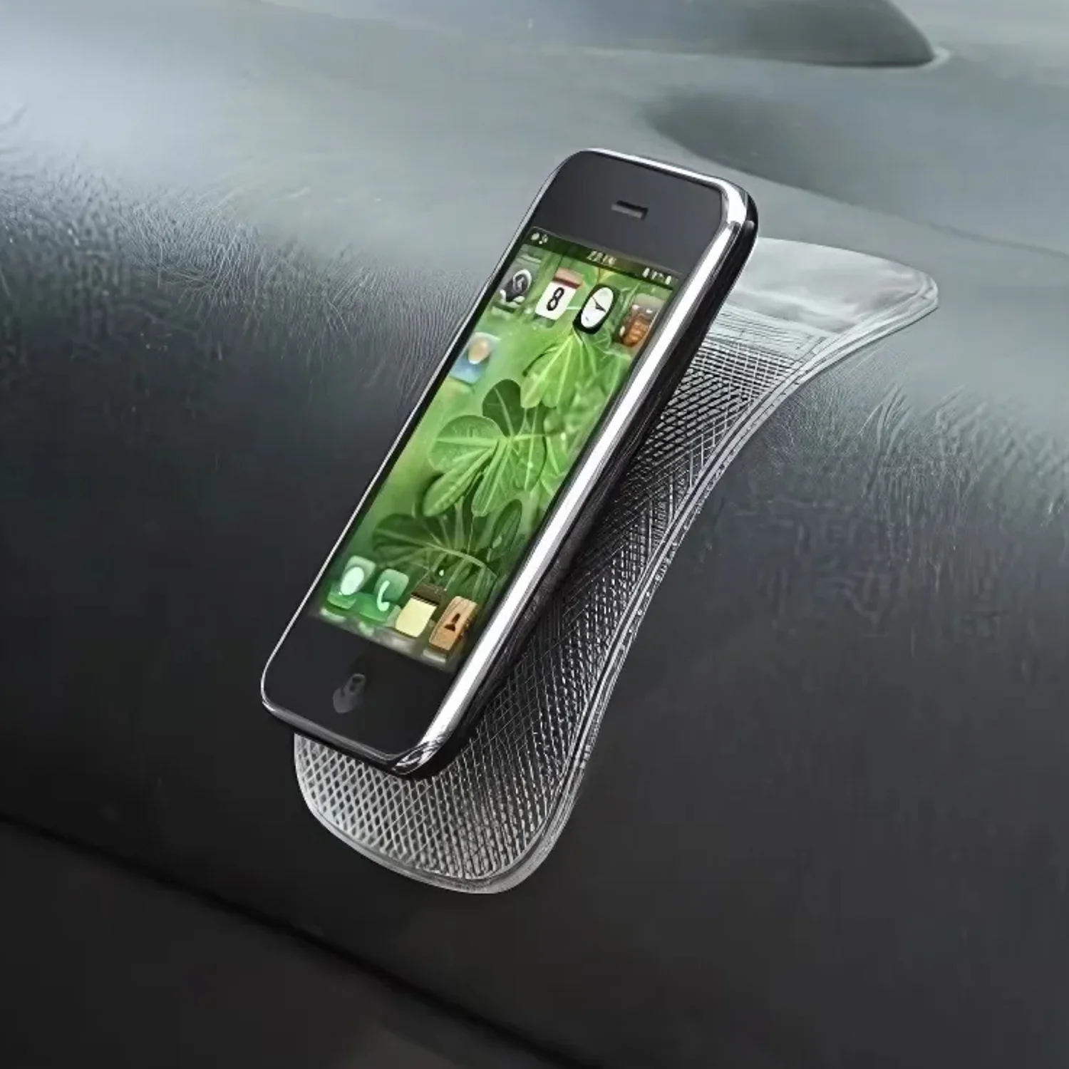 Medium Transparent Anti-Slip Car Dashboard Mat (1 Pc) - Image 3