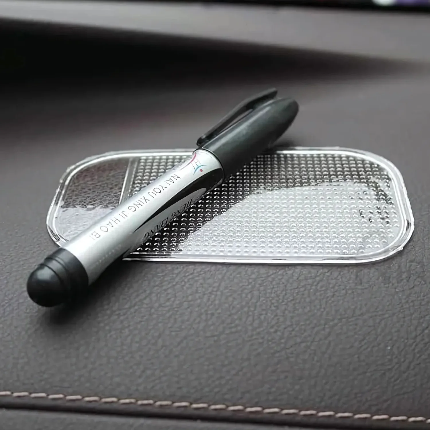 Medium Transparent Anti-Slip Car Dashboard Mat (1 Pc) - Image 6