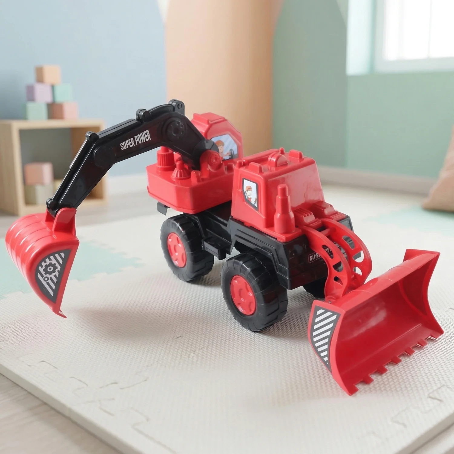 Mega Mover Construction Excavator Toy Truck for Kids 1 Pc - Image 7