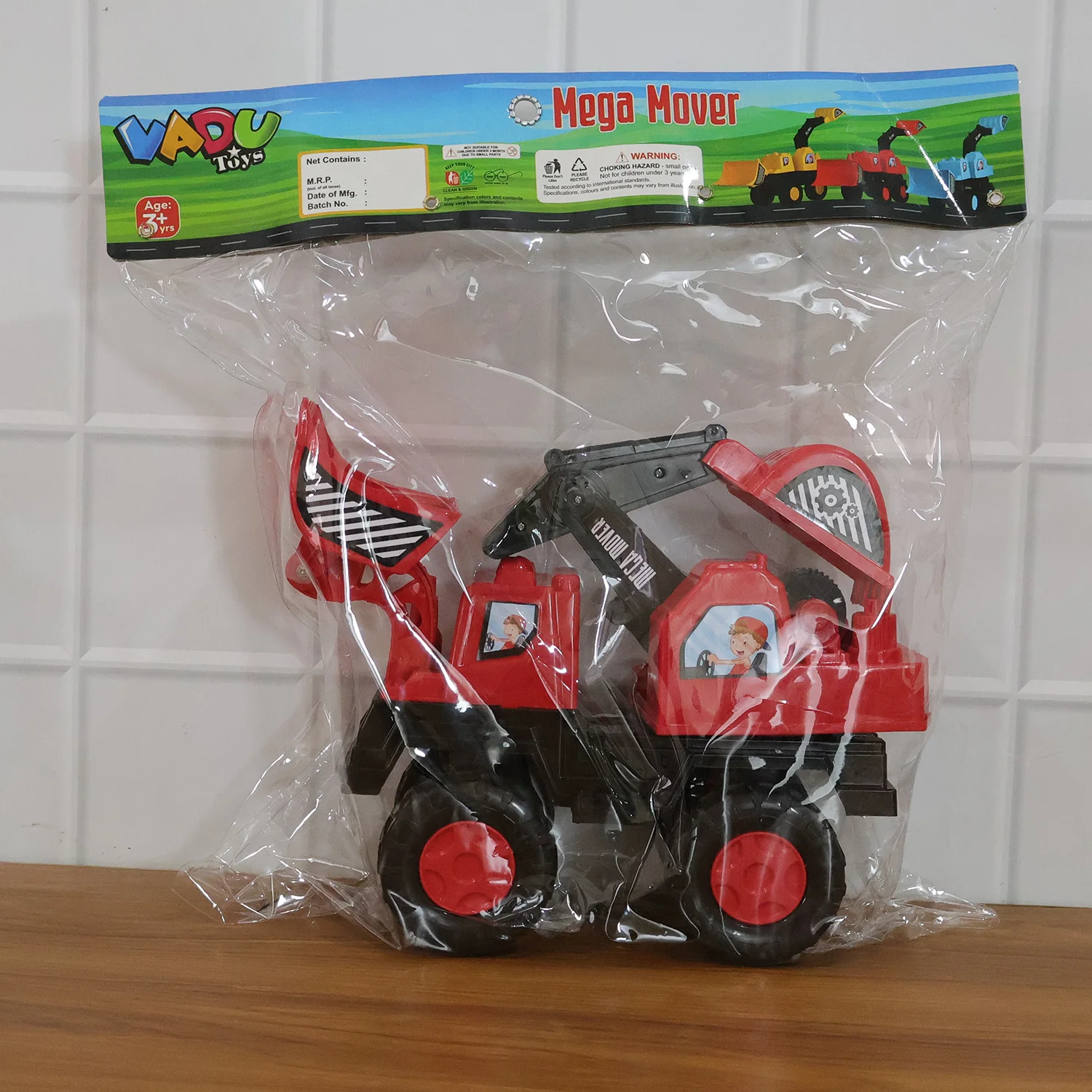 Mega Mover Construction Excavator Toy Truck for Kids 1 Pc - Image 8