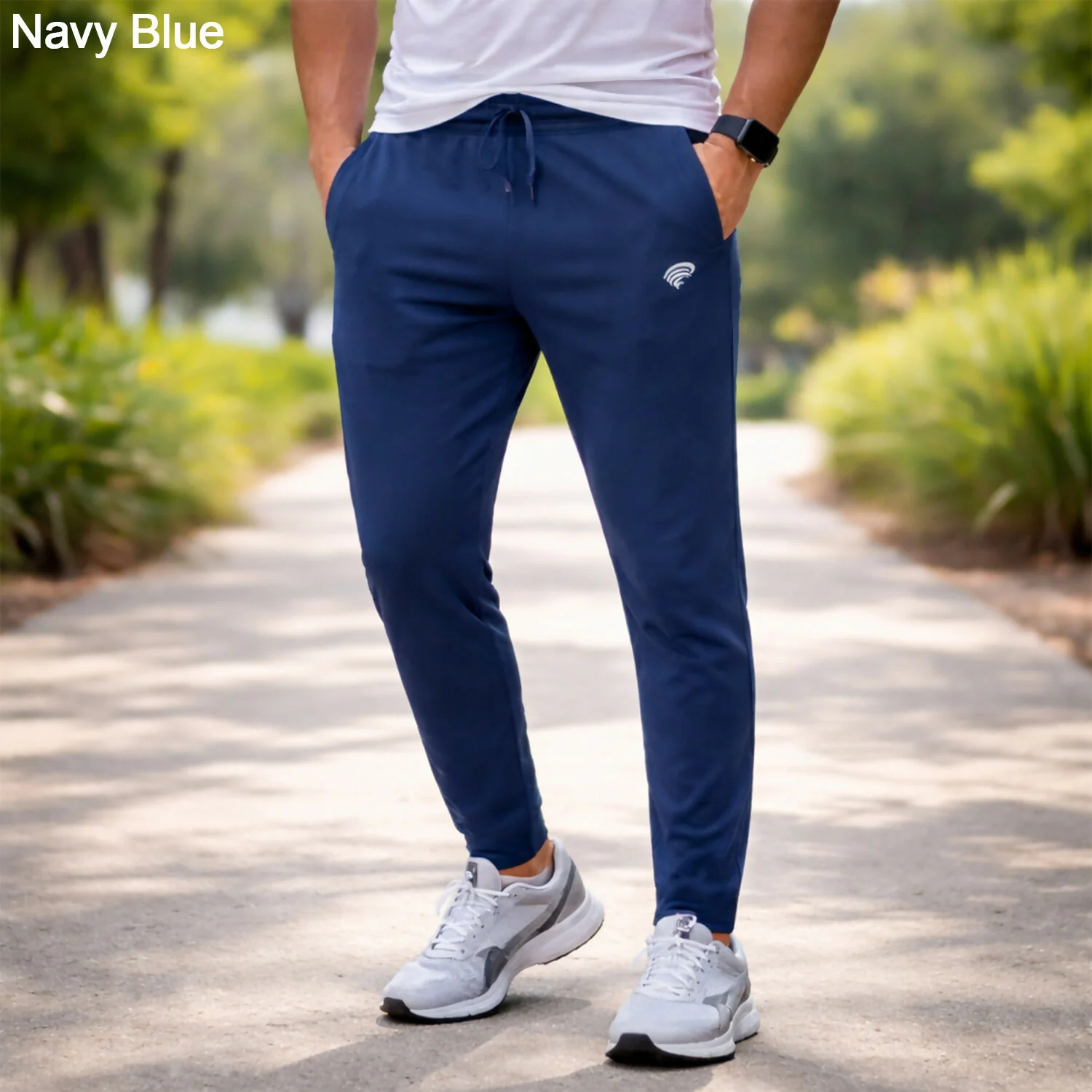 Men’s 4-Way Track Pants Slim Fit Gym & Casual Wear - Image 3