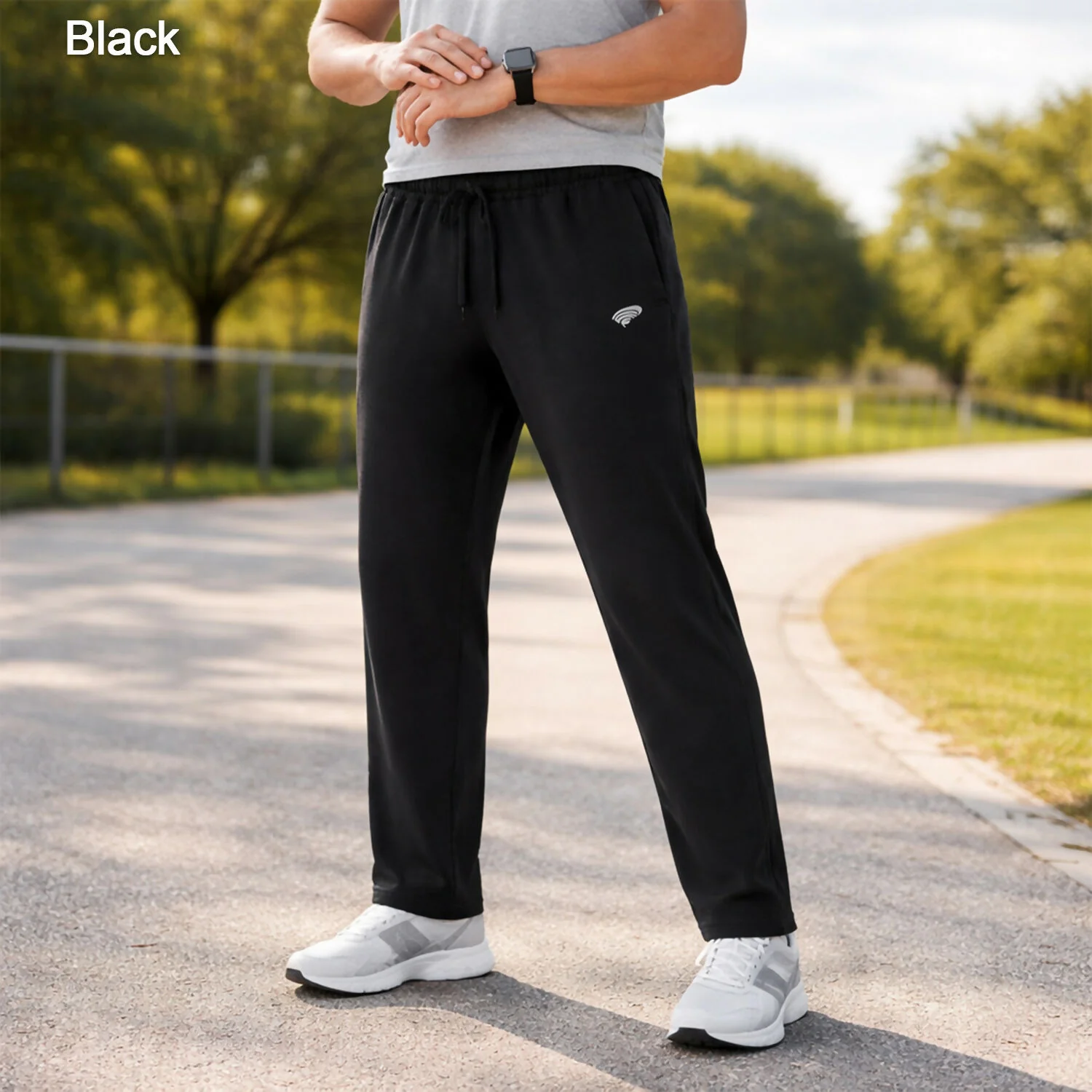 Men’s Athletic Track Pants Slim Fit Stretchable Comfortable Gym Jogging Wear - Image 4