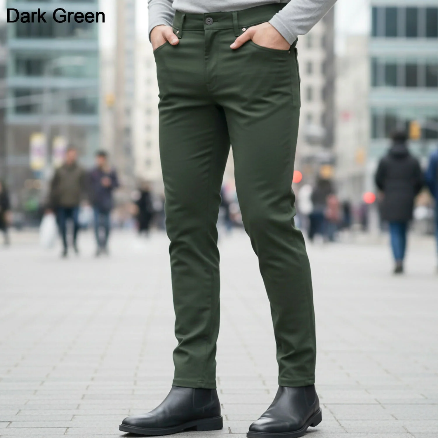 Men’s Premium Slim Fit Stretchable Formal & Casual Pants - Image 3