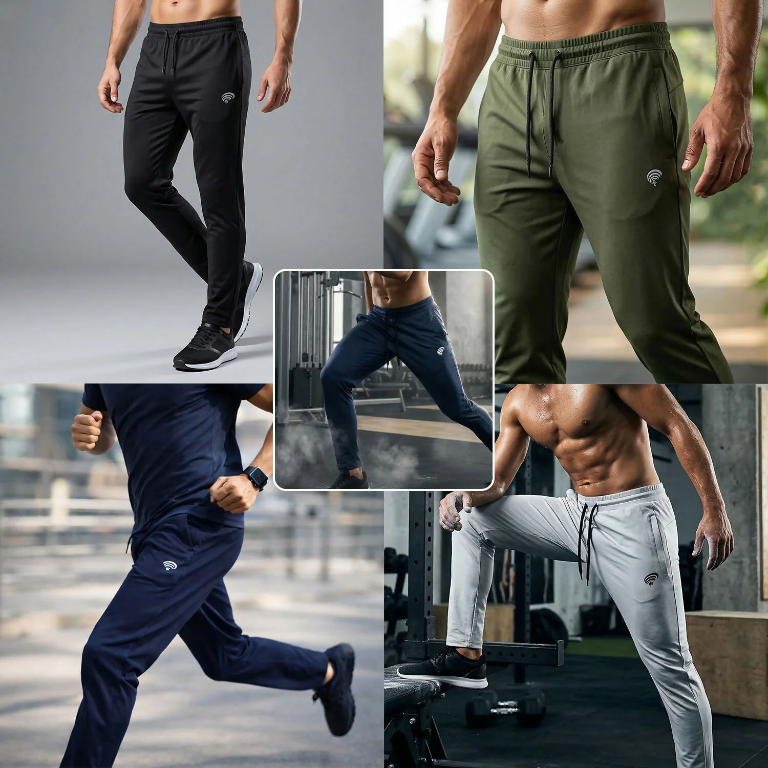 Men’s Premium Sports Track Pants with Side Chain Zip Pocket - Image 6
