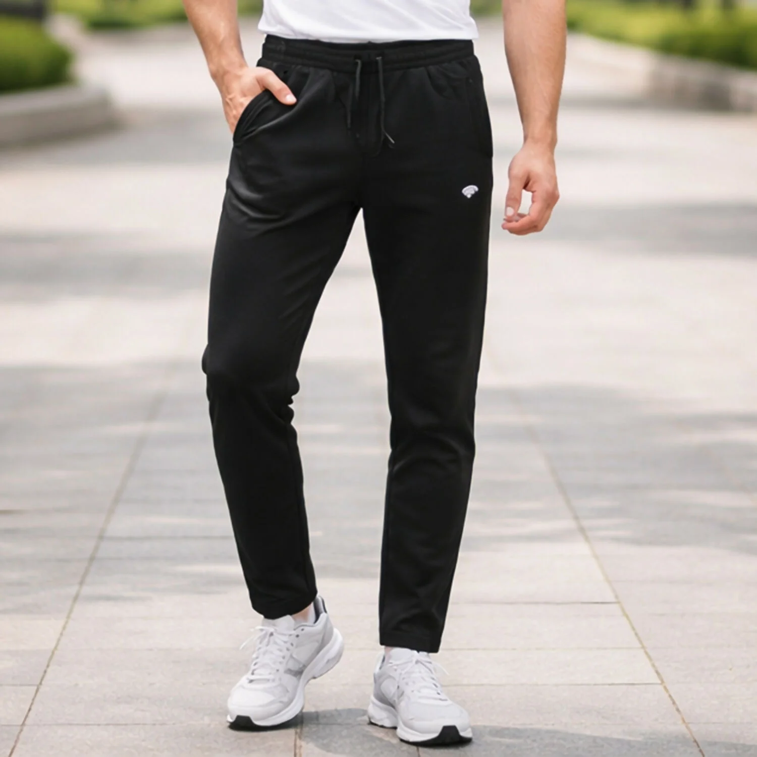 Men’s Slim Fit Stretchable Track Pants with Drawstring & Pocket Lower - Image 3