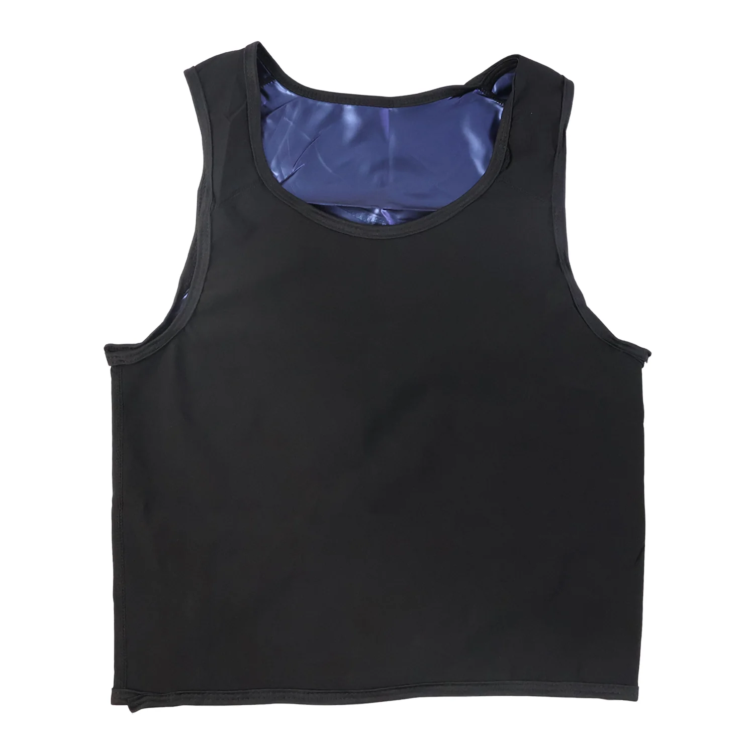 Men’s Slim Fit Sweat Shaper Tank Top (S/M, 1 Pc) - Image 5