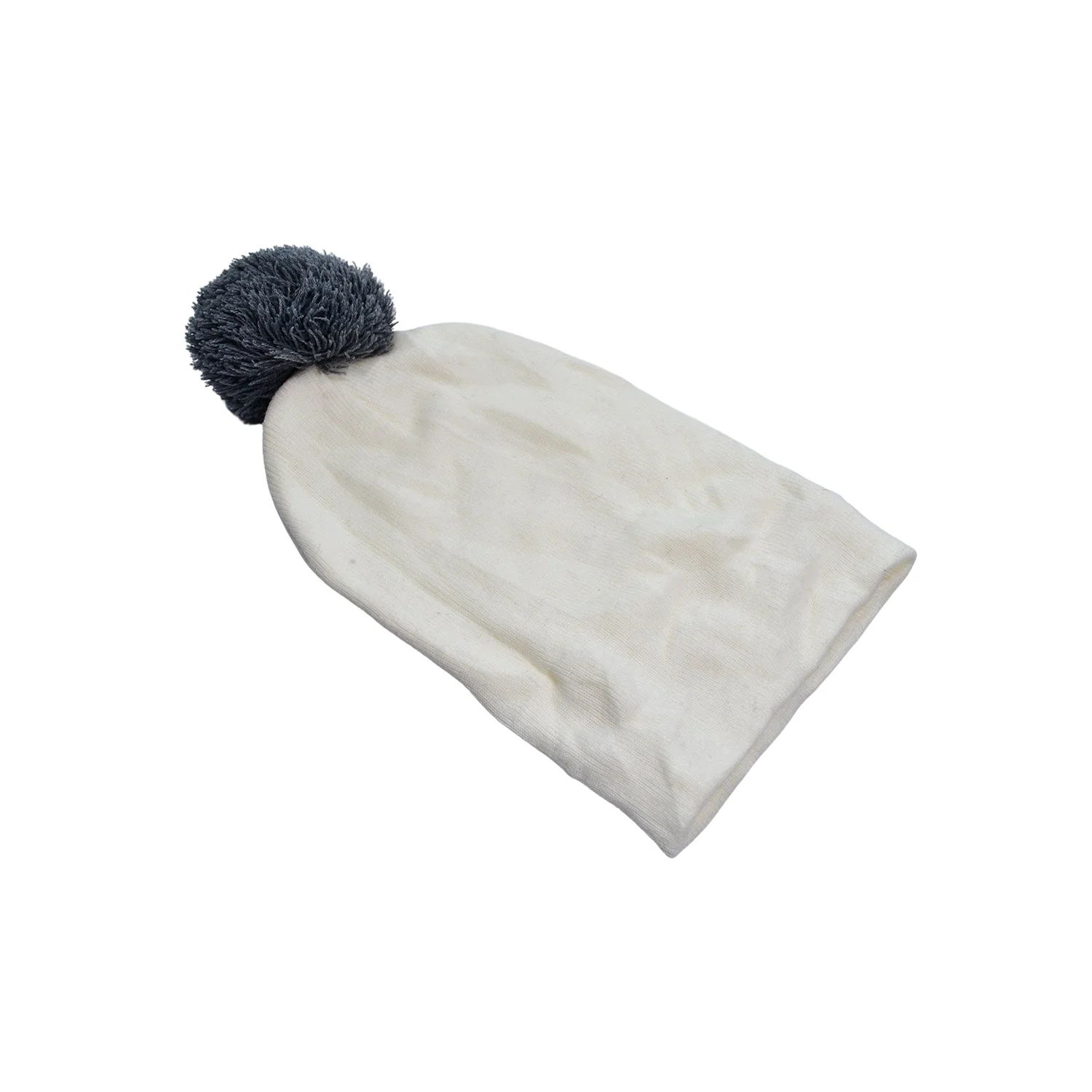 Men's and Women's Skull Slouchy Winter Woolen Knitted Black Inside Fur Beanie Cap. FB - Image 4