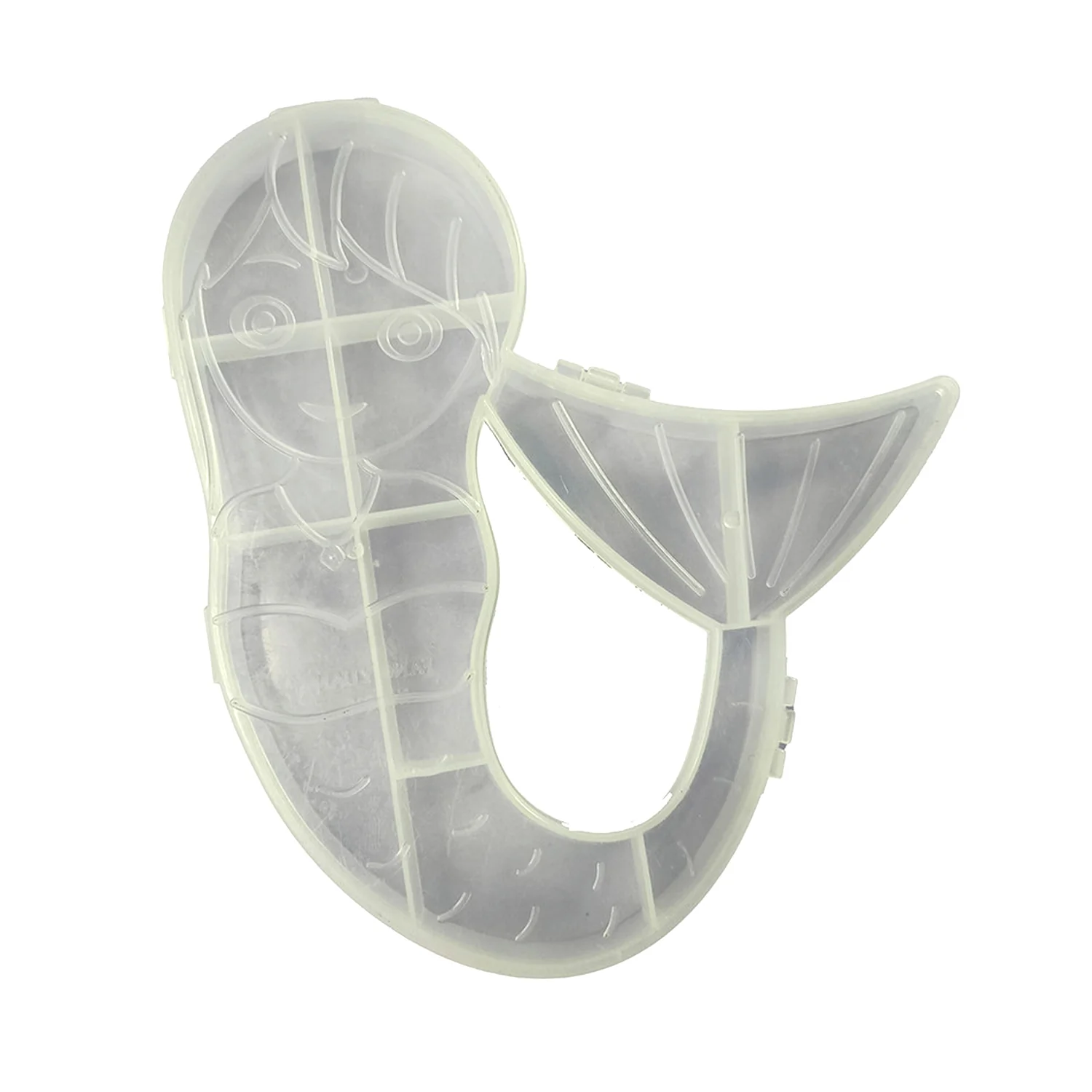 Mermaid Shape Plastic Storage Organizer Box (1 Pc) - Image 5